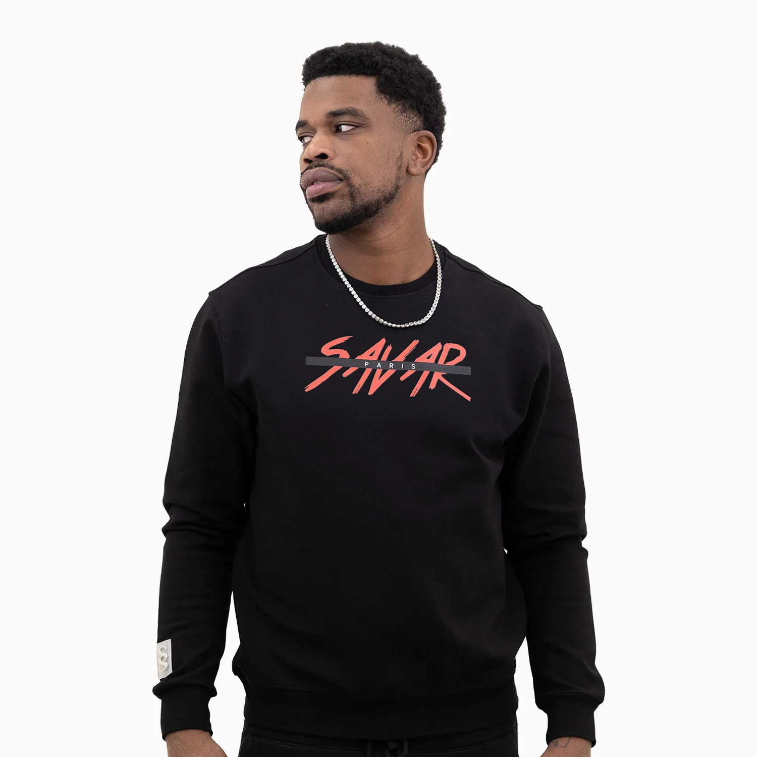Men's Savar Paris Crew Neck Sweatshirt - Image 5