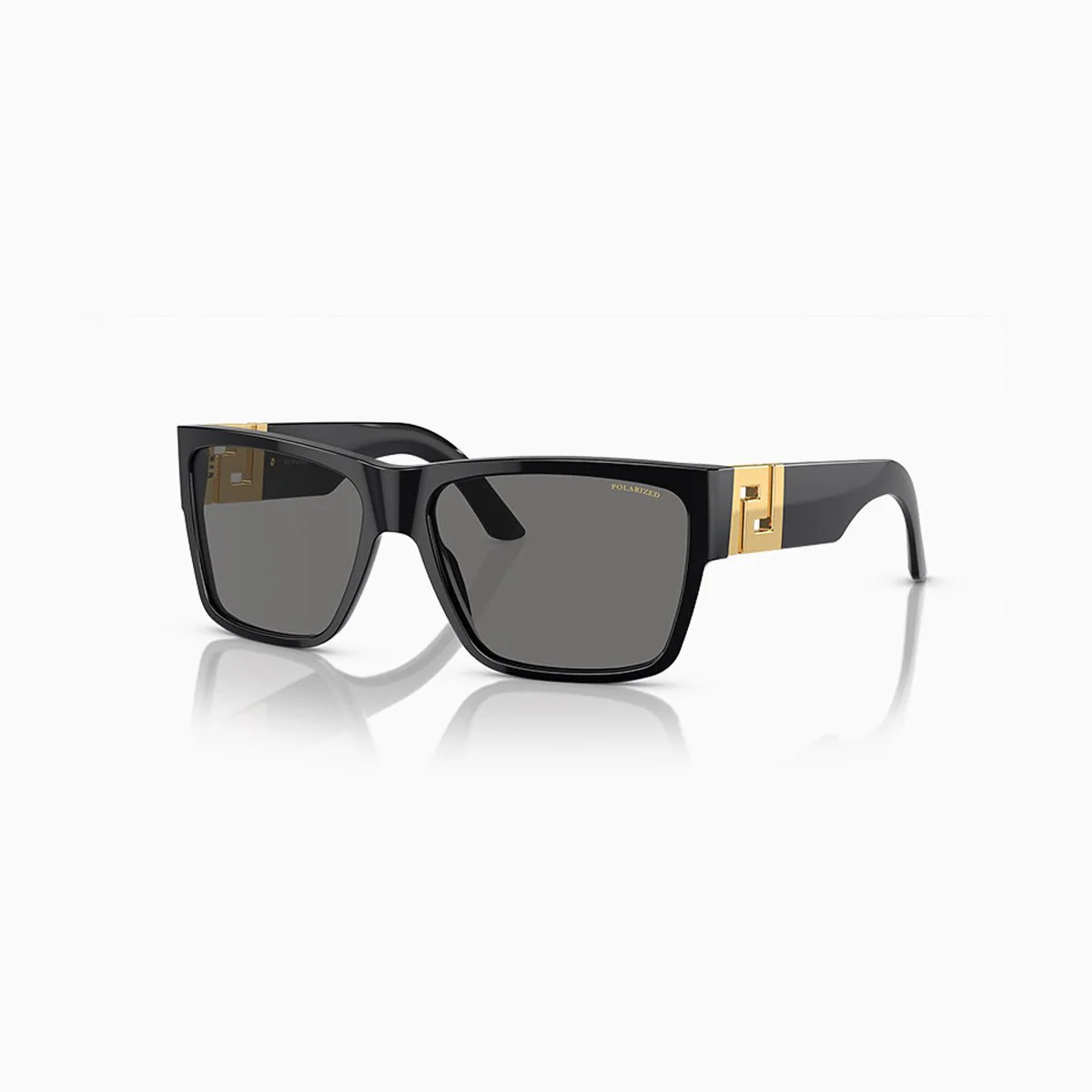 Men's Versace  Black Dark Grey - Polar Sunglasses - Image 2