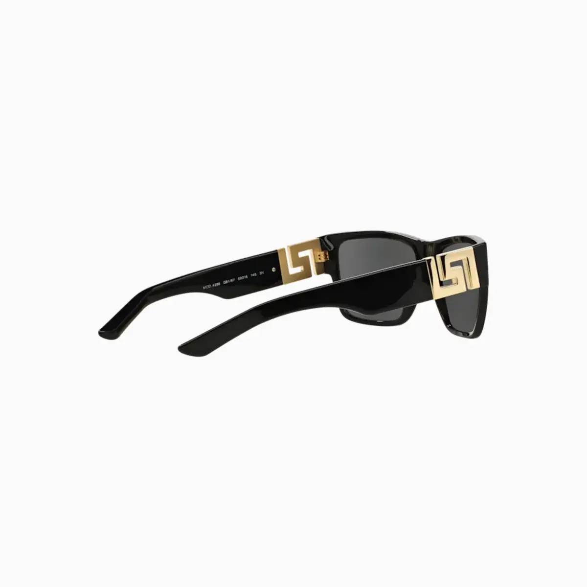 Men's Versace Black Dark Grey Sunglasses - Image 5