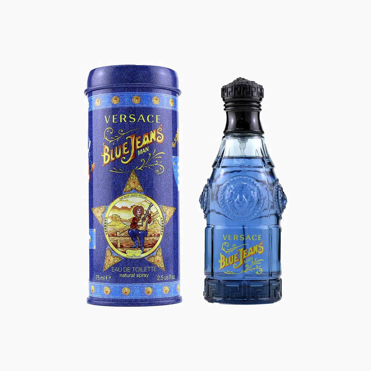 Men's Versace Blue Jeans EDT Spray 2.5 Oz - Image 4