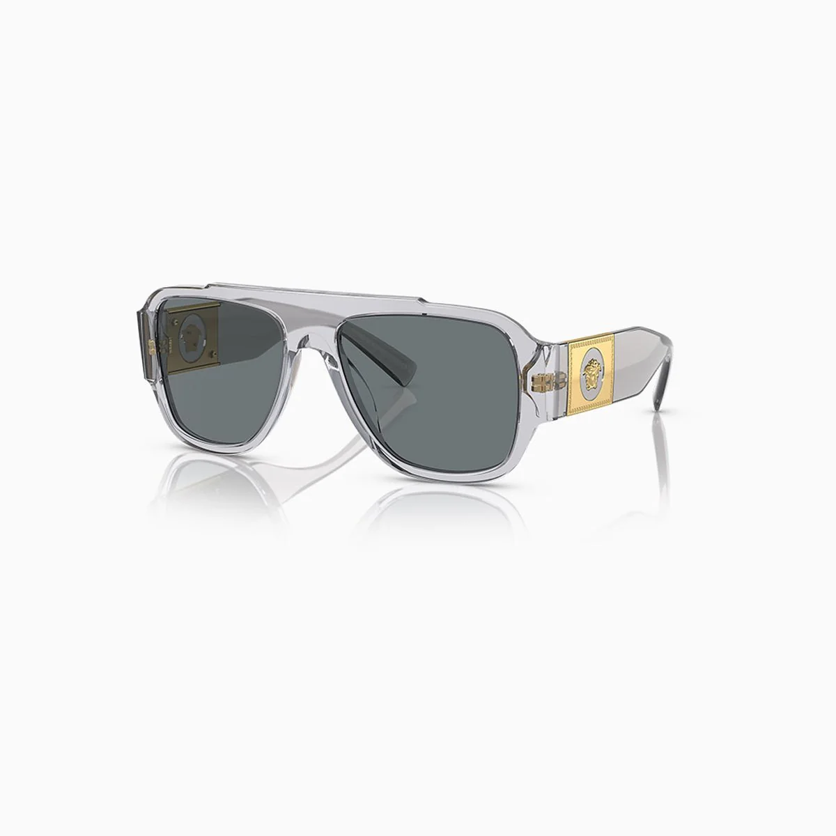 Men's Versace Dark Grey Sunglasses - Image 2