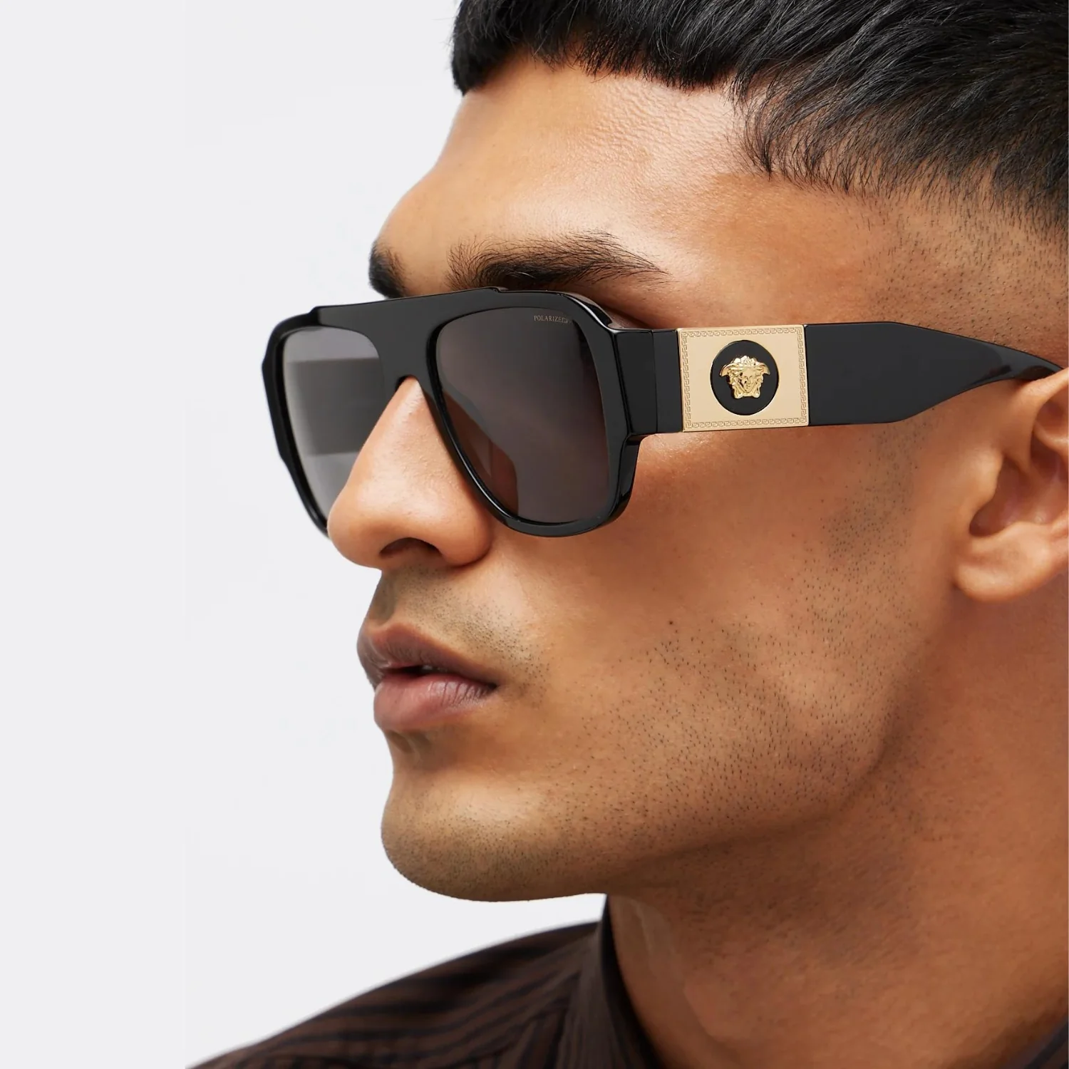 Men's Versace Macys Aviator Sunglasses - Image 2