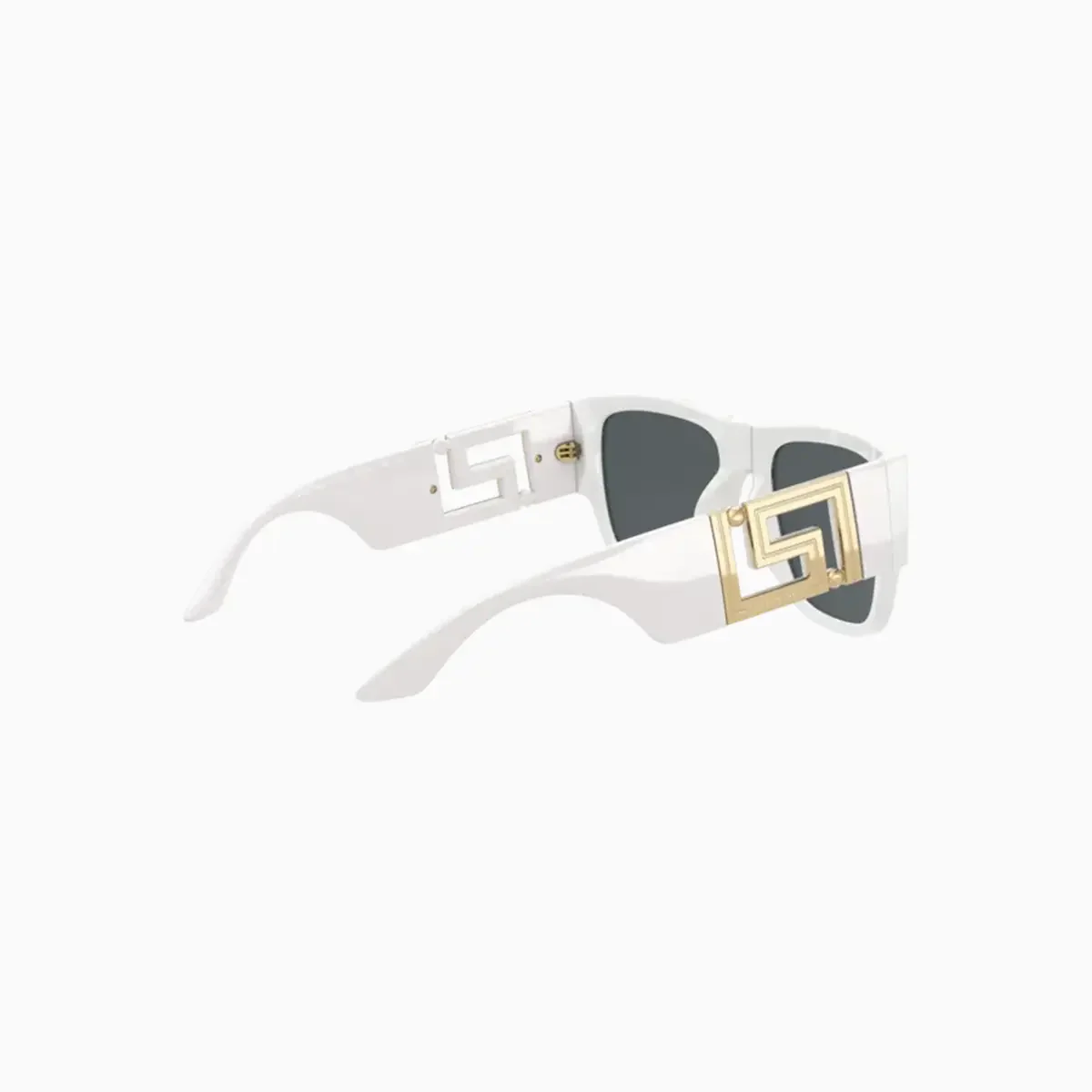 Men's Versace White Dark Grey Sunglasses - Image 5
