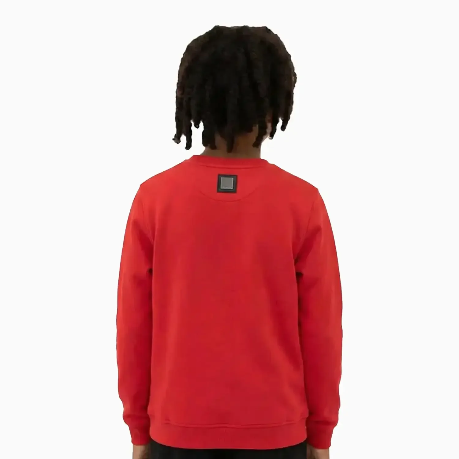 Kid's Chenille Patch Crew Neck Sweatshirt - Image 2