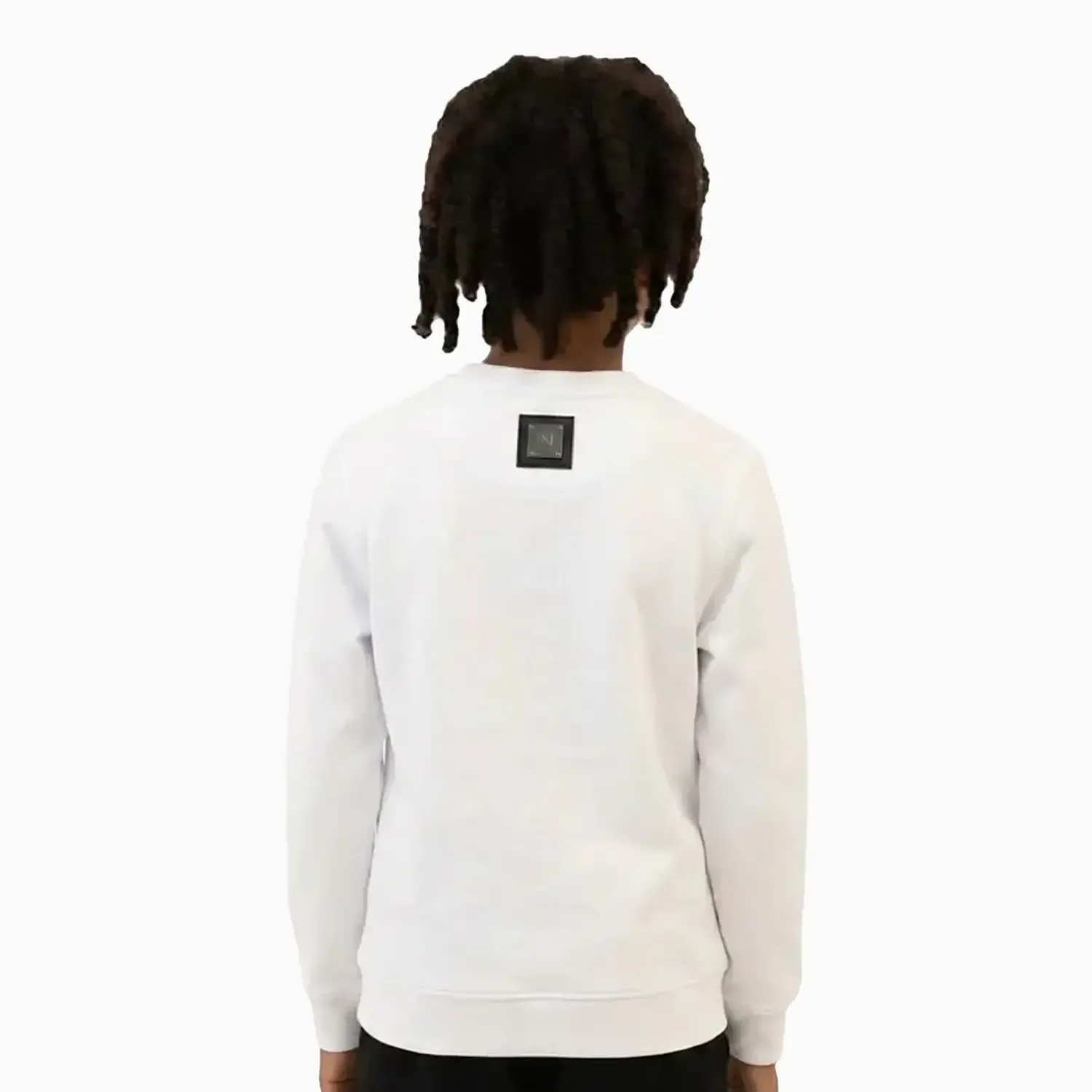 Kid's Gradient Text Crew Neck Sweatshirt - Image 2