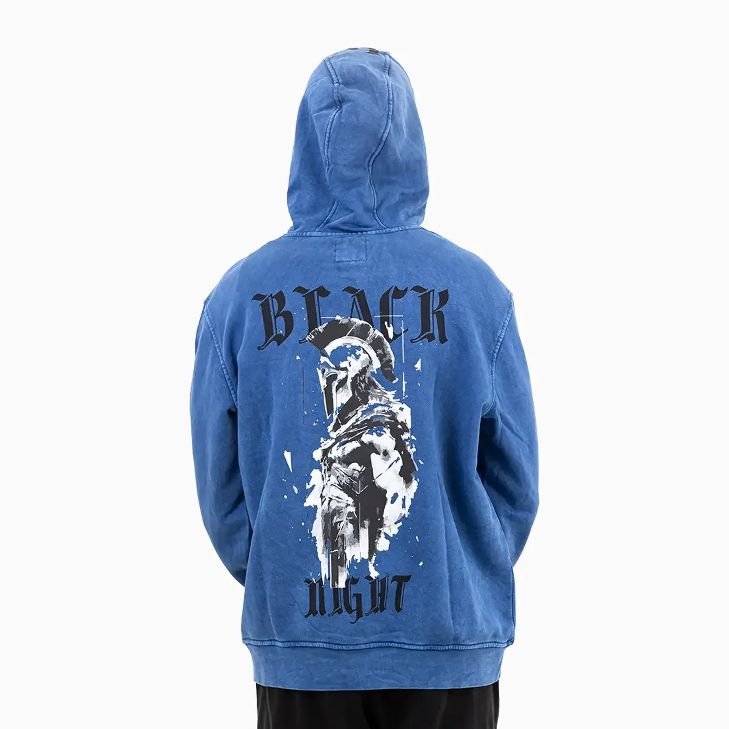 Men's Black Knight Pull Over Hoodie - Image 4