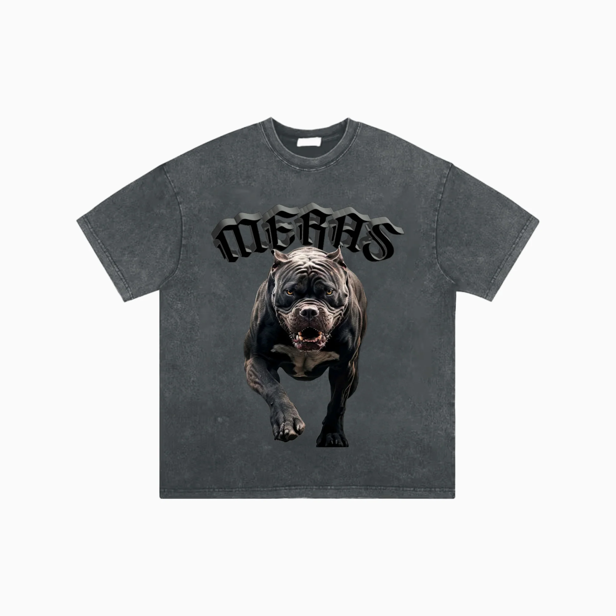 Men's Bull Dog Crew Neck T-Shirt - Image 3