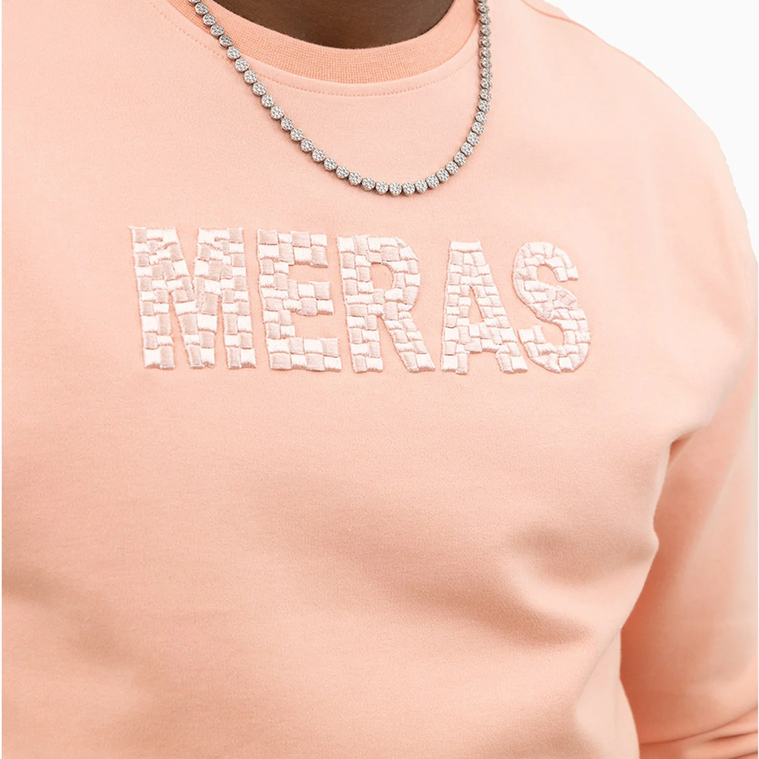 Men's Embroidery Crew Neck Sweatshirt - Image 2