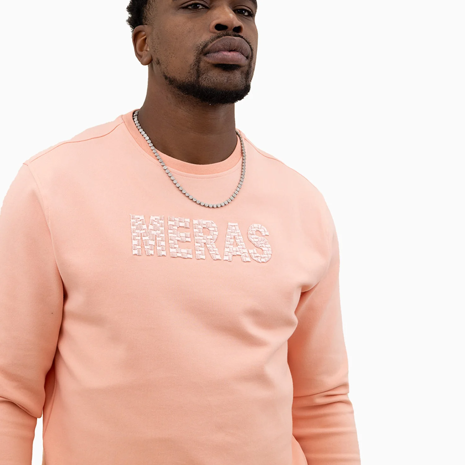Men's Embroidery Crew Neck Sweatshirt - Image 3