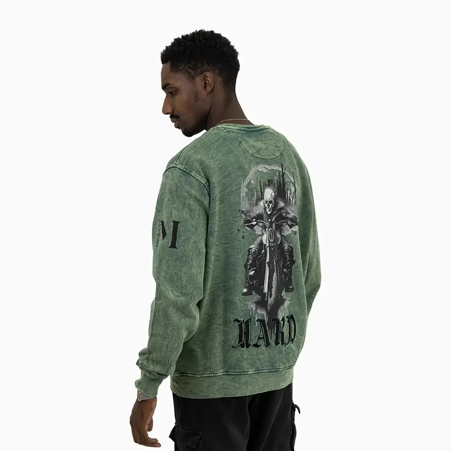 Men's Ghost Rider Crew Neck Sweatshirt - Image 3