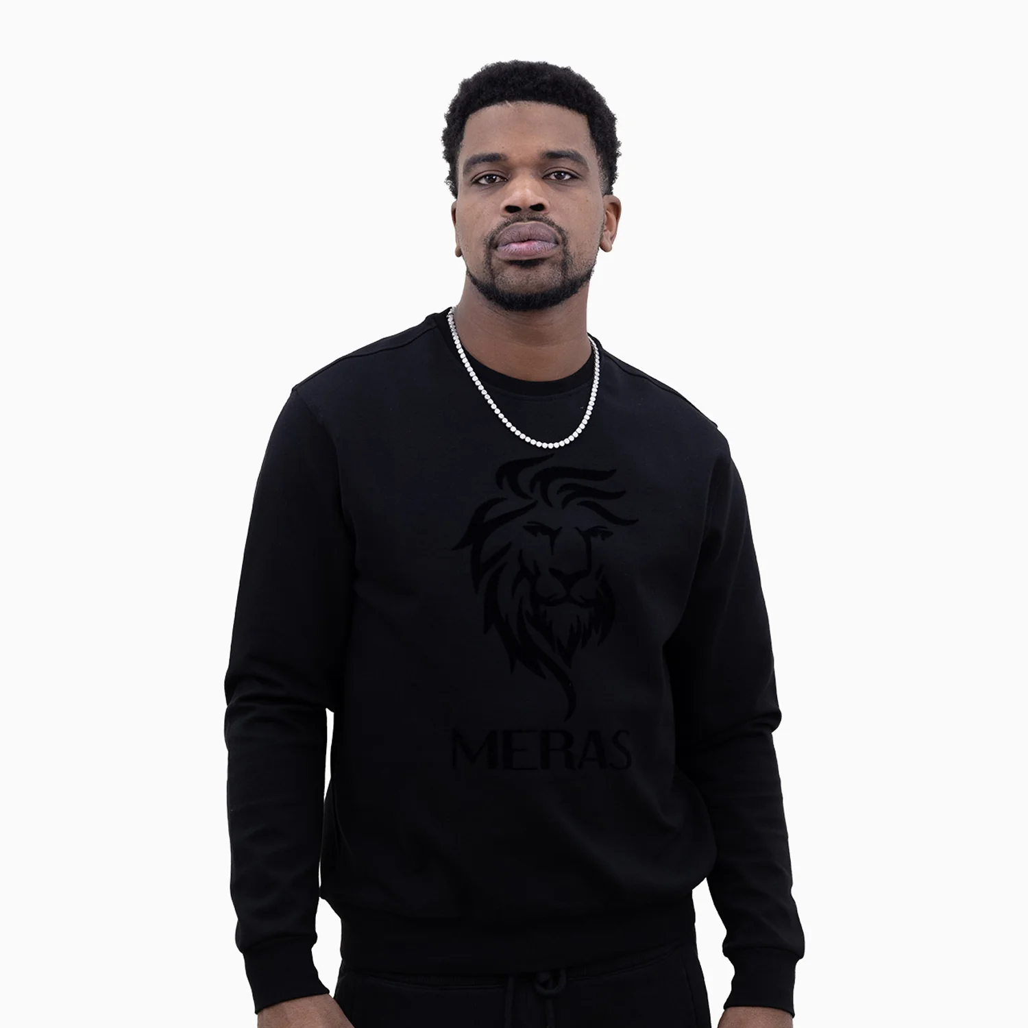 Men's Lion Crew Neck Sweatshirt - Image 3