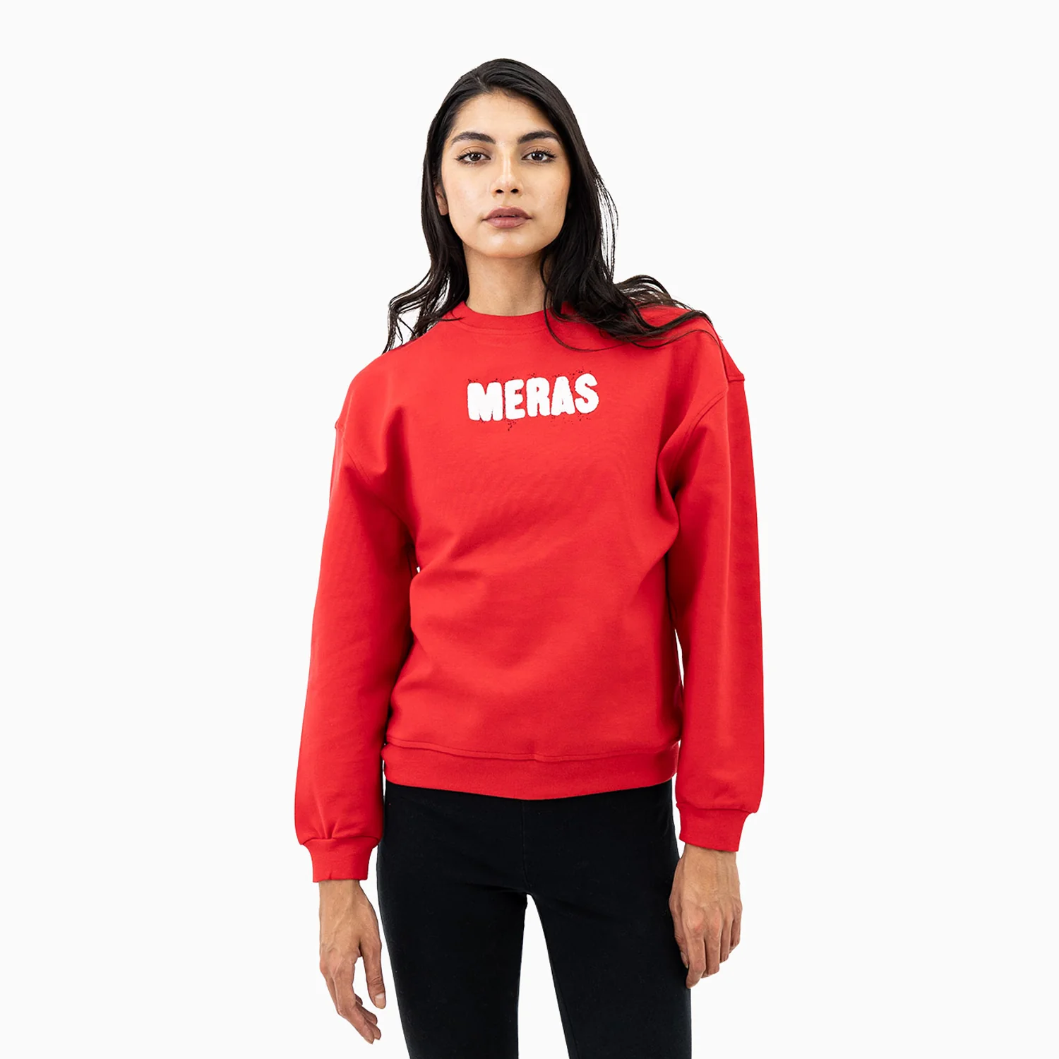 Women's Chenille Patch Sweatshirt - Image 2