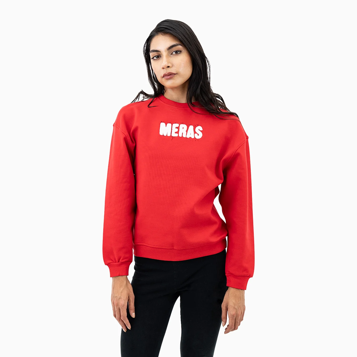 Women's Chenille Patch Sweatshirt - Image 3