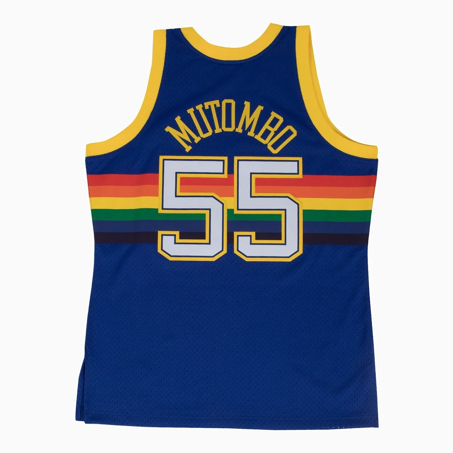 Swingman Dikembe Mutombo Denver Nuggets Road NBA 1991-92 Jersey - Image 2