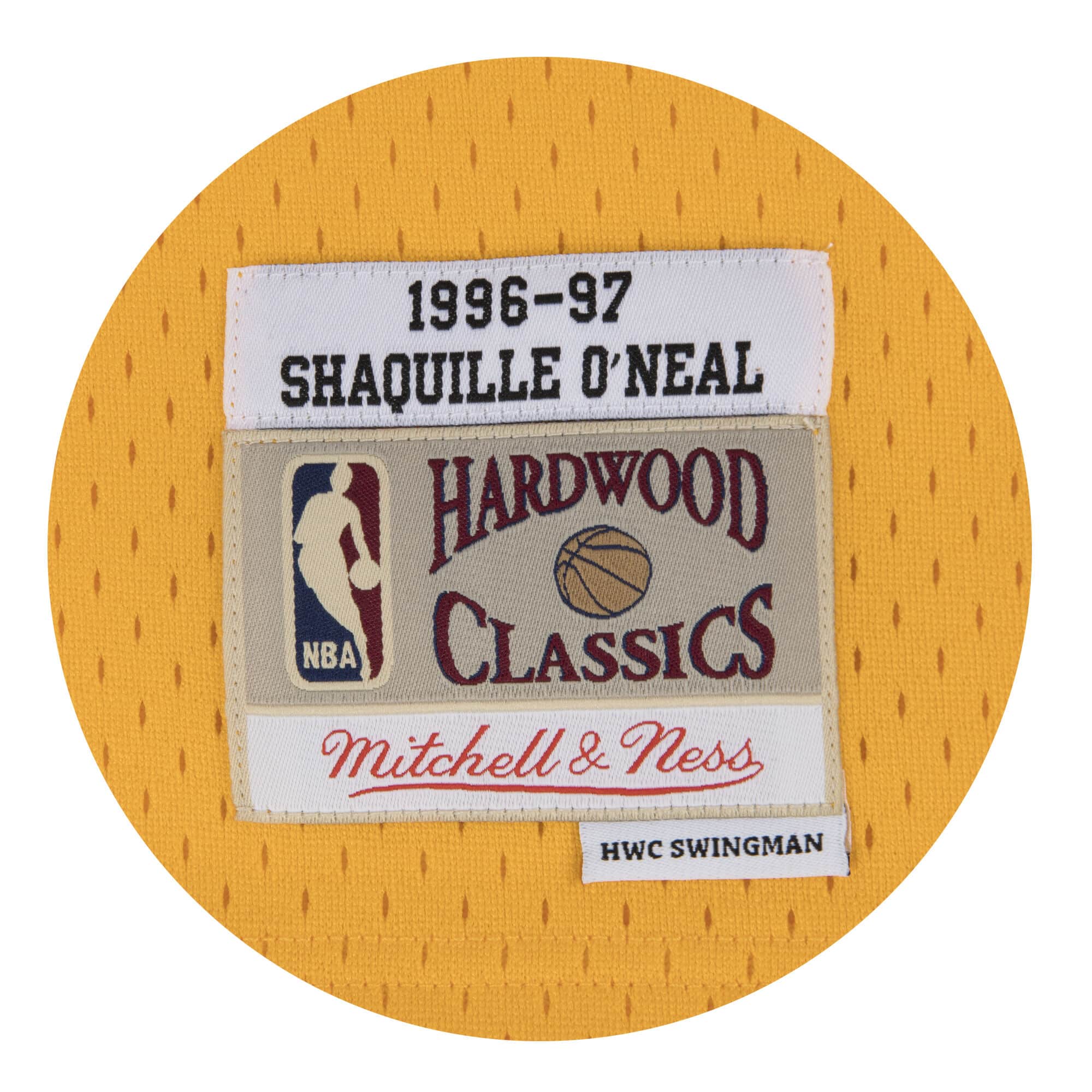 Swingman Shaquille O'Neal Los Angeles Lakers NBA 1996-97 Jersey - Image 3