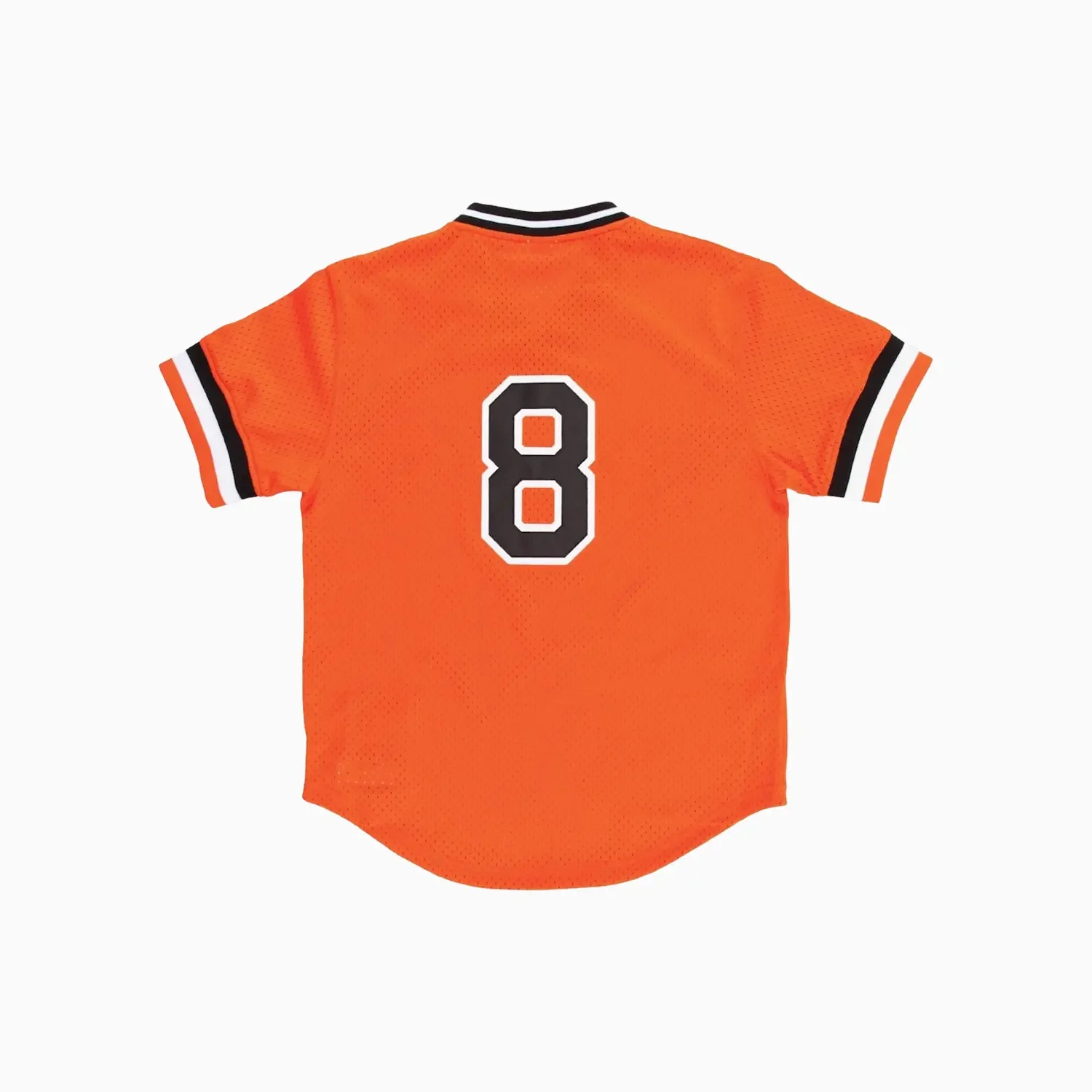 Authentic Cal Ripken Jr. Baltimore Orioles Orange 1988 Mesh Batting Practice Jersey - Image 2