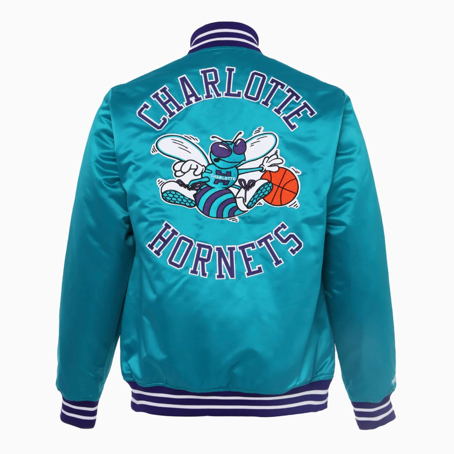 Kid's Charlotte Hornets Heavyweight NBA Satin Jacket Toddlers - Image 2