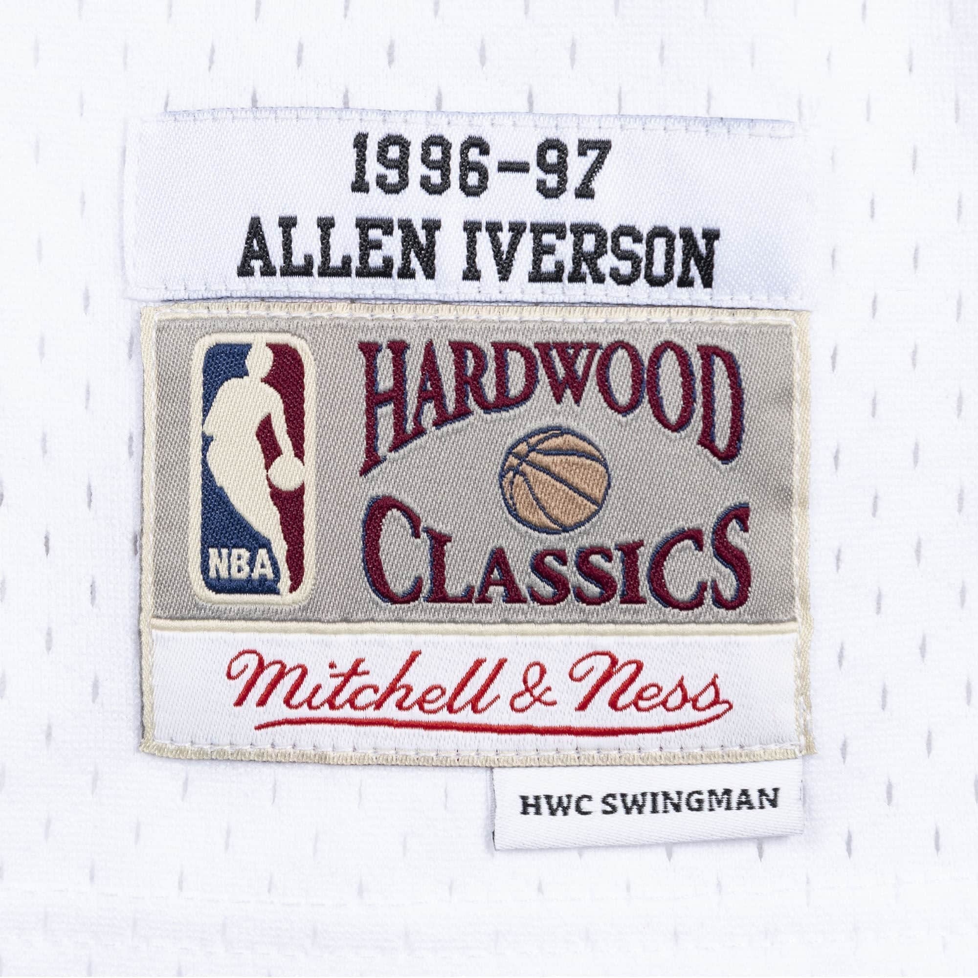 Swingman Allen Iverson Philadelphia 76Ers NBA 1996-97 Jersey - Image 3