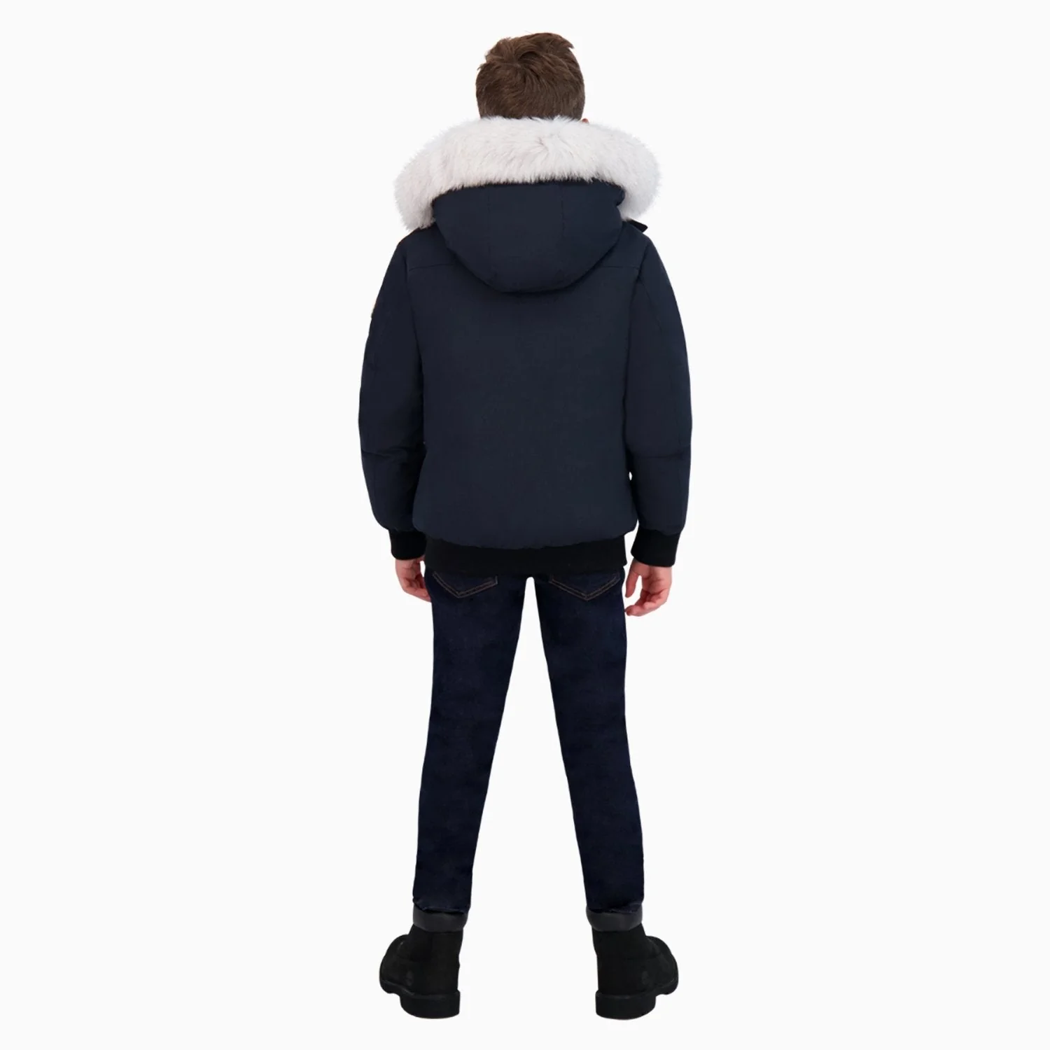 Kid's Fur Bomber Jacket - Image 2