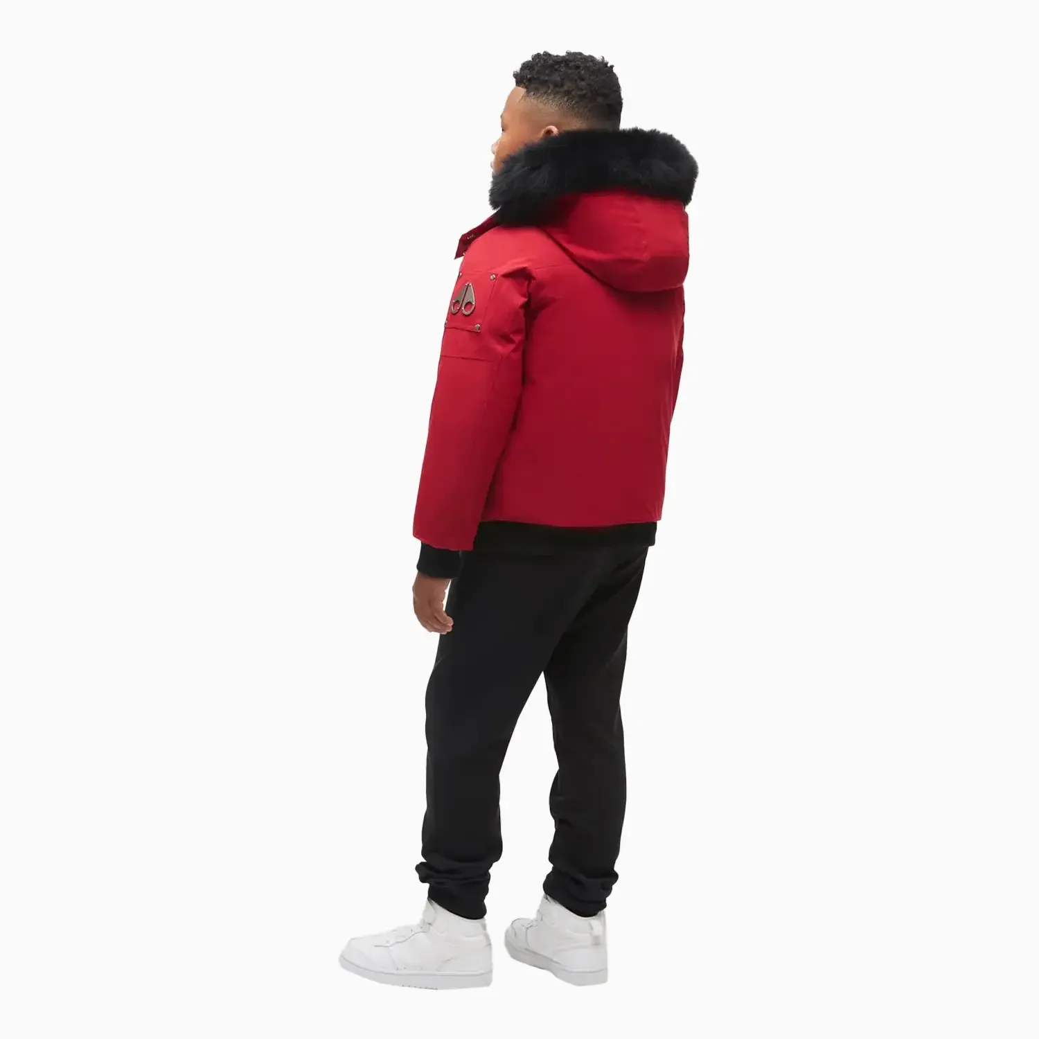 Kid's Bomber Hooded Jacket - Image 2