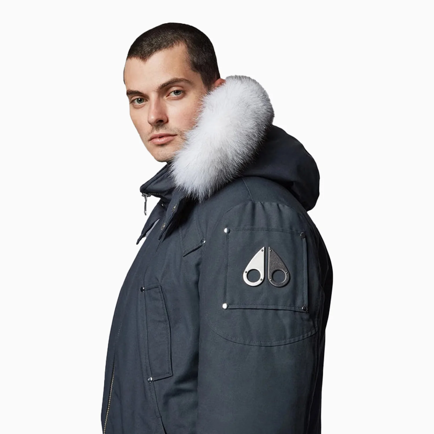 Men's Ballistic Hooded Full Zip Bomber Jacket - Image 2