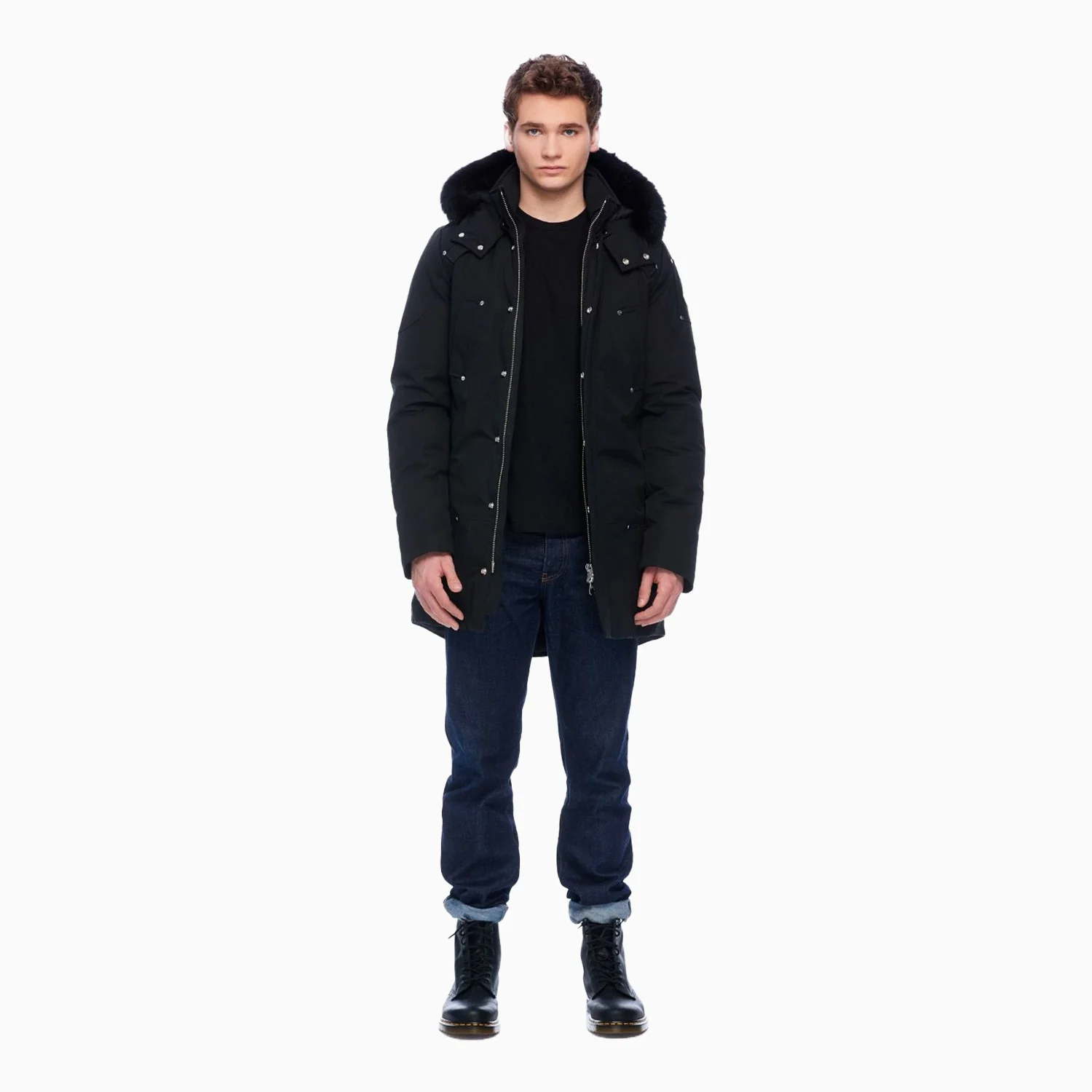 Men's Stirling Hooded Parka Coat - Image 4
