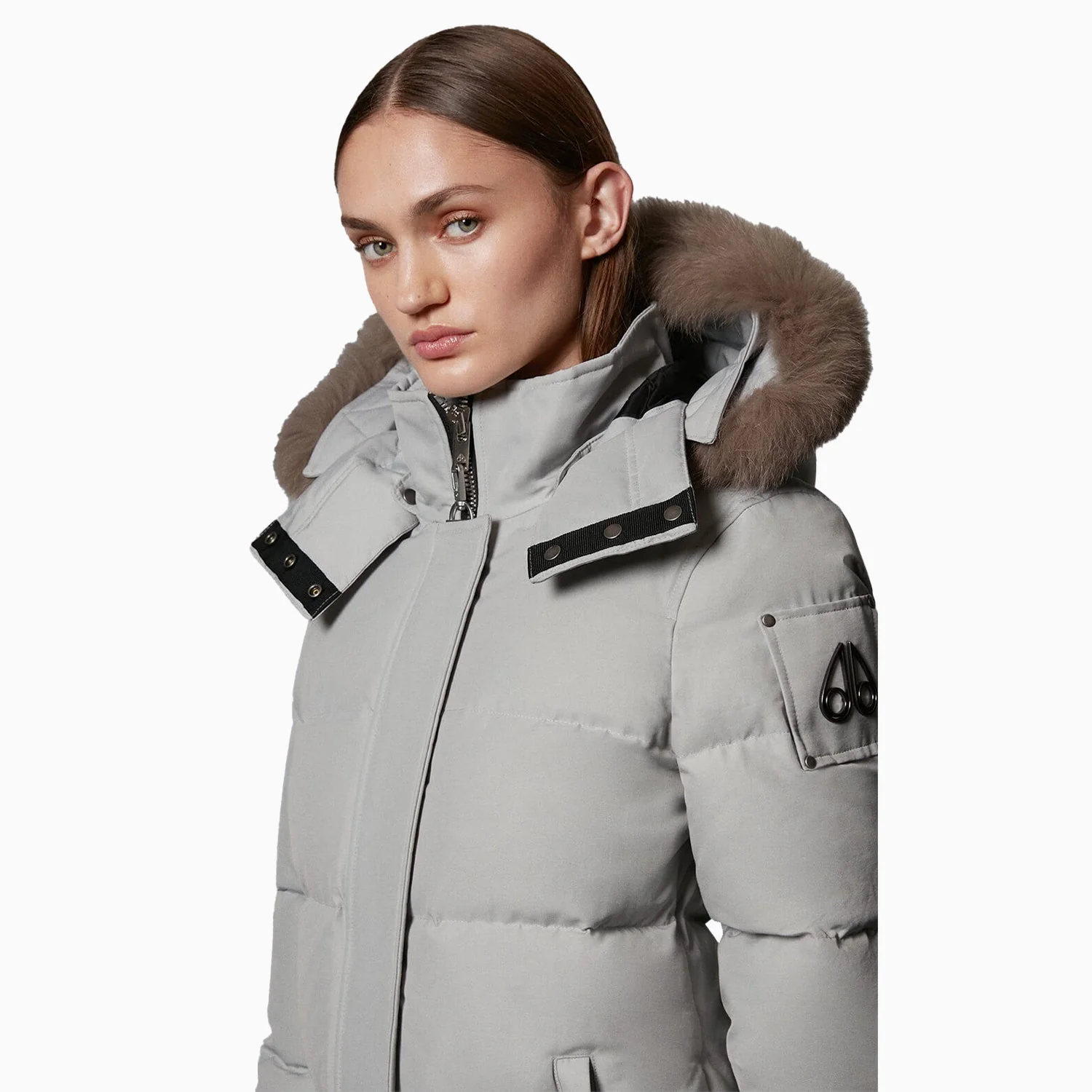 Women's Astoria Full Zip Hooded Puffer Jacket - Image 3