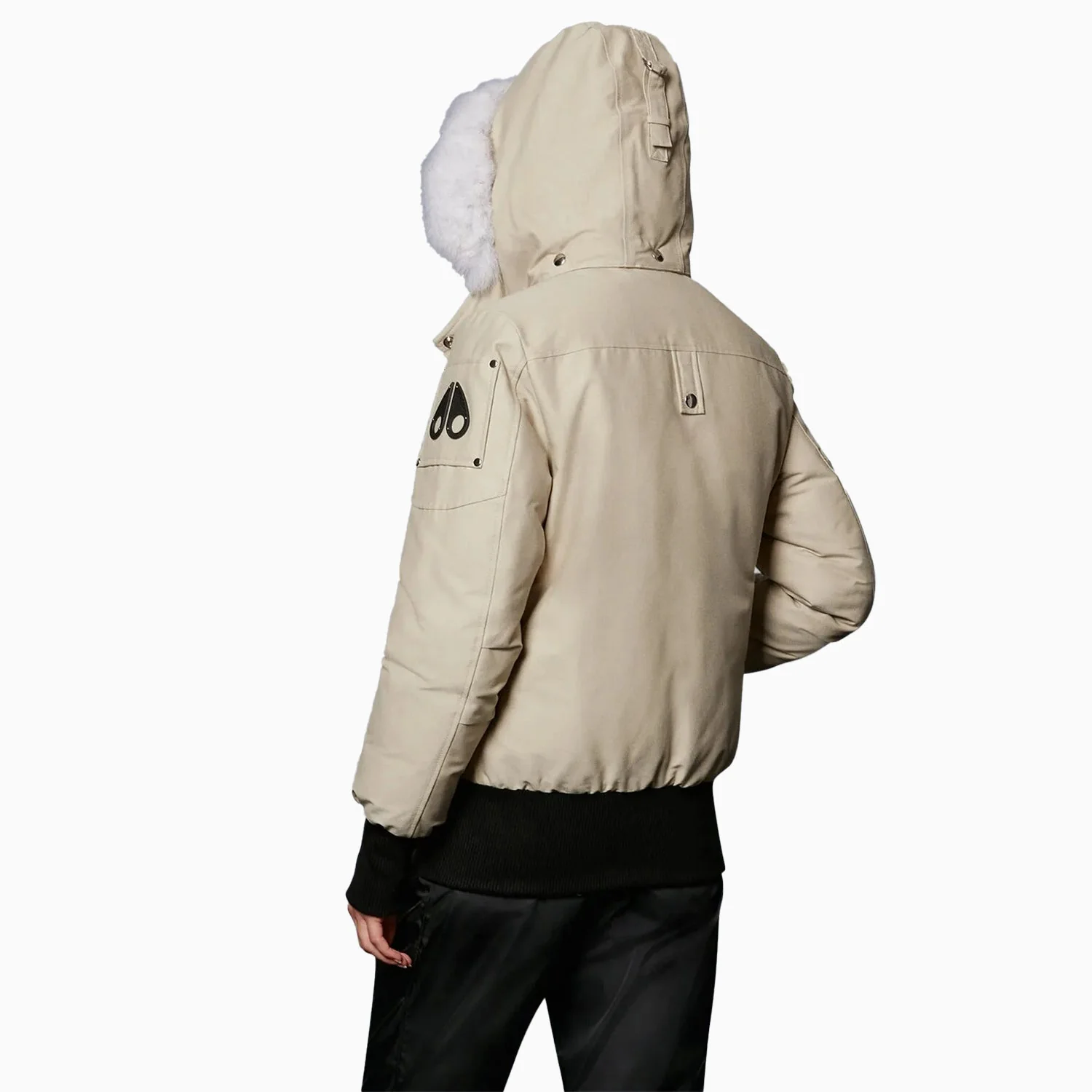 Women's Debbie Hooded Full Zip Bomber Jacket - Image 2