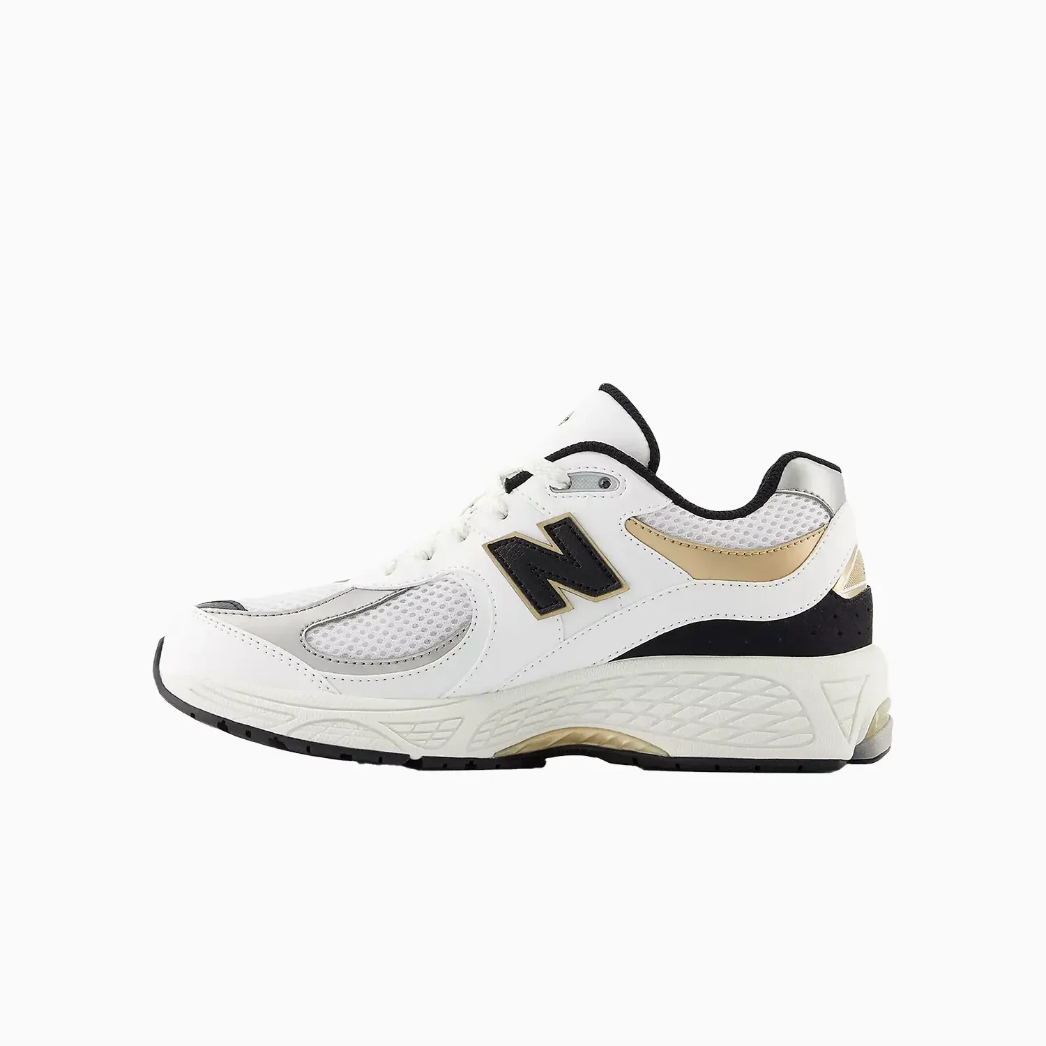 Kid's 2002R Shoes "White Black Gold" Grade School - Image 3