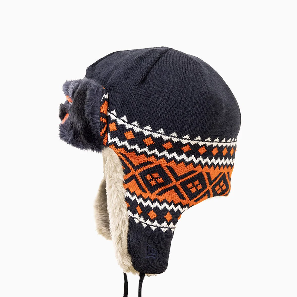Chicago Bears NFL Trapper Knit Cuff Beanie Hat - Image 2