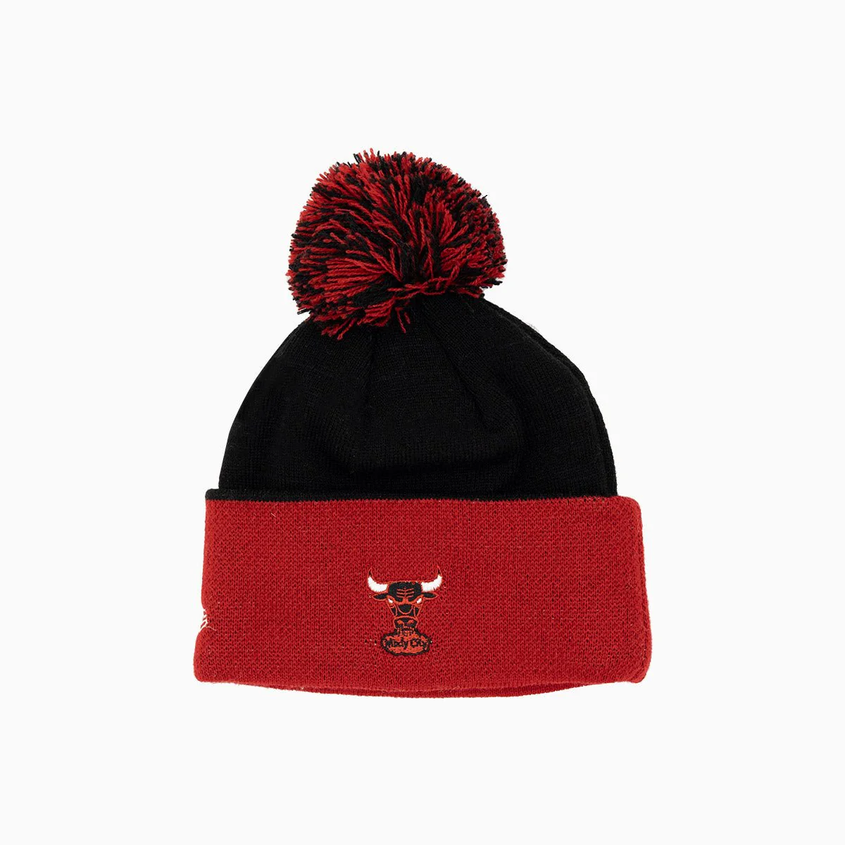 Kid's Chicago Bulls NBA Pom Beanie Knit Hat - Image 2