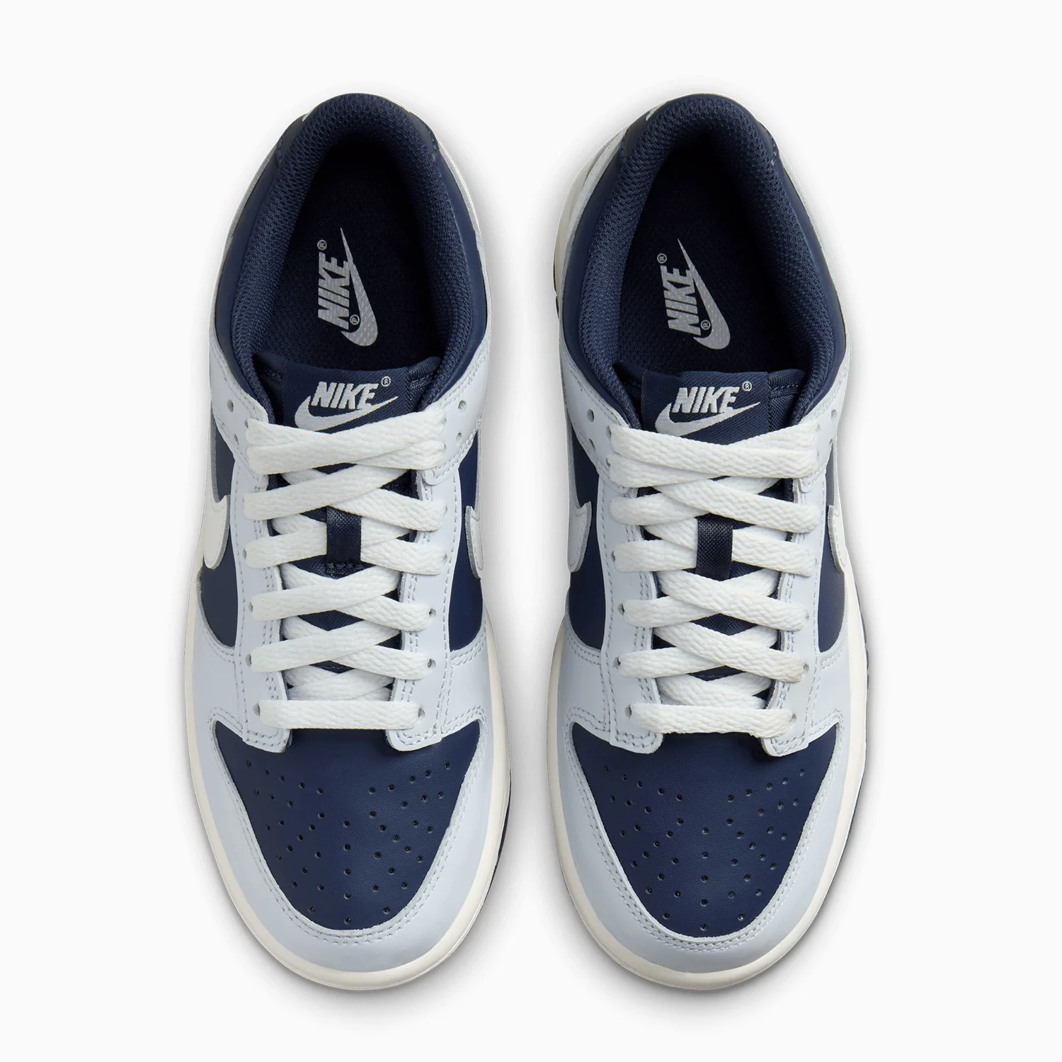 Kid's Dunk Low "Football Grey Midnight Navy" Grade School - Image 5