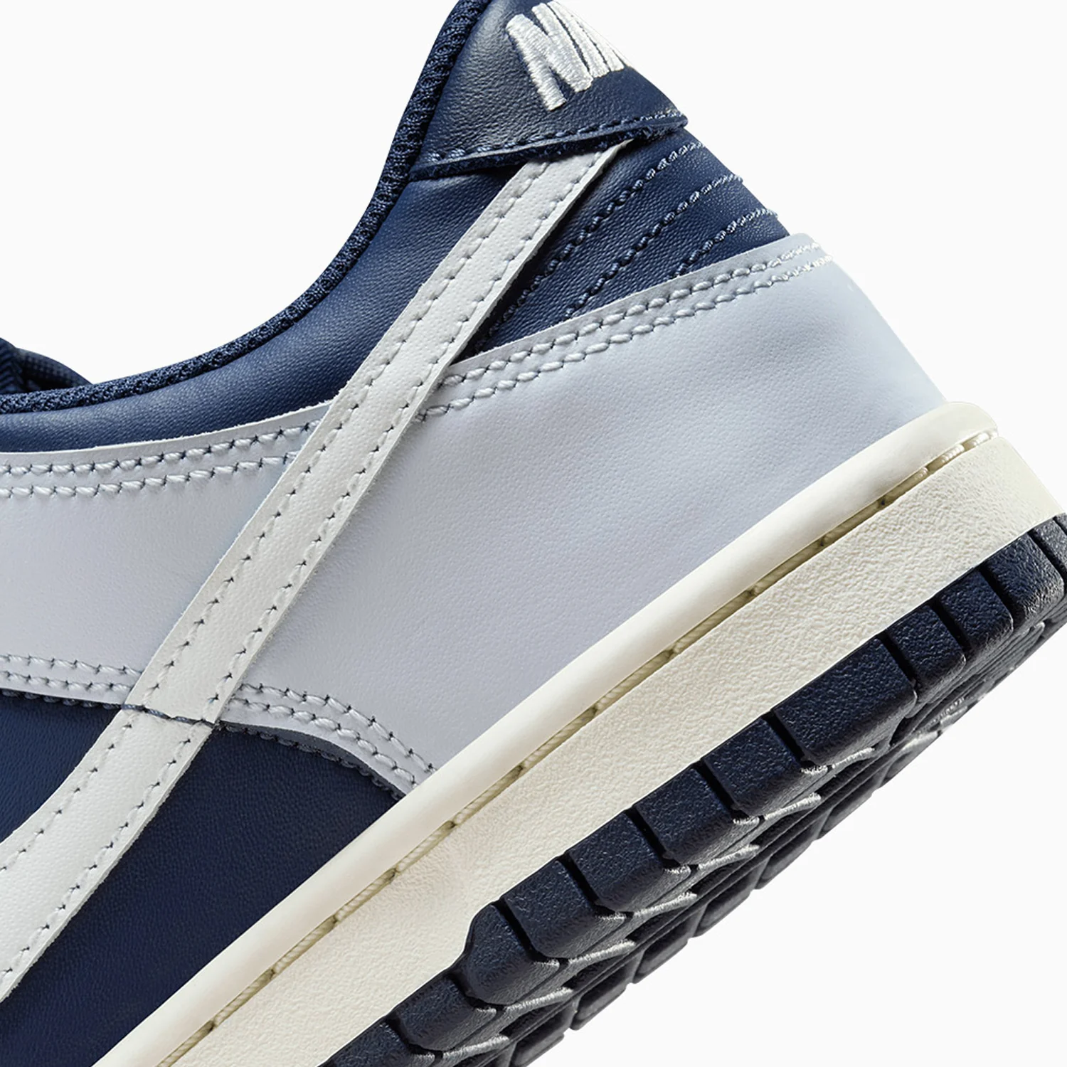 Kid's Dunk Low "Football Grey Midnight Navy" Grade School - Image 7
