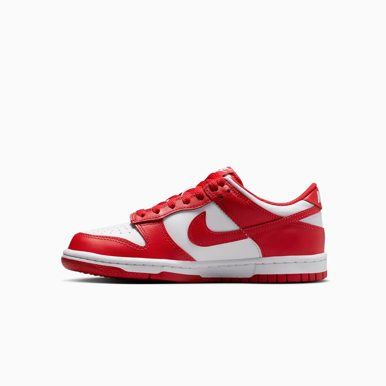 Kid's Dunk Low "White University Red" Grade School - Image 4