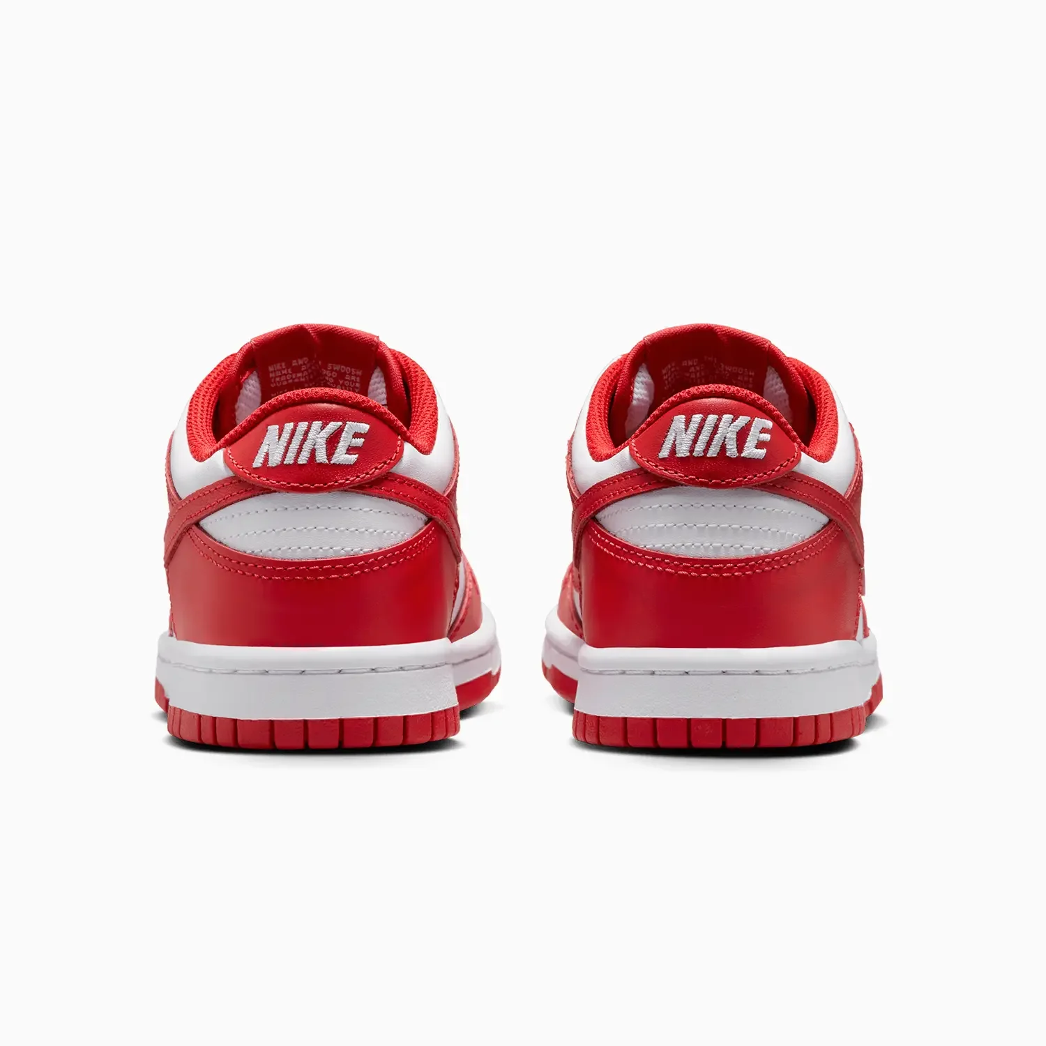 Kid's Dunk Low "White University Red" Grade School - Image 6