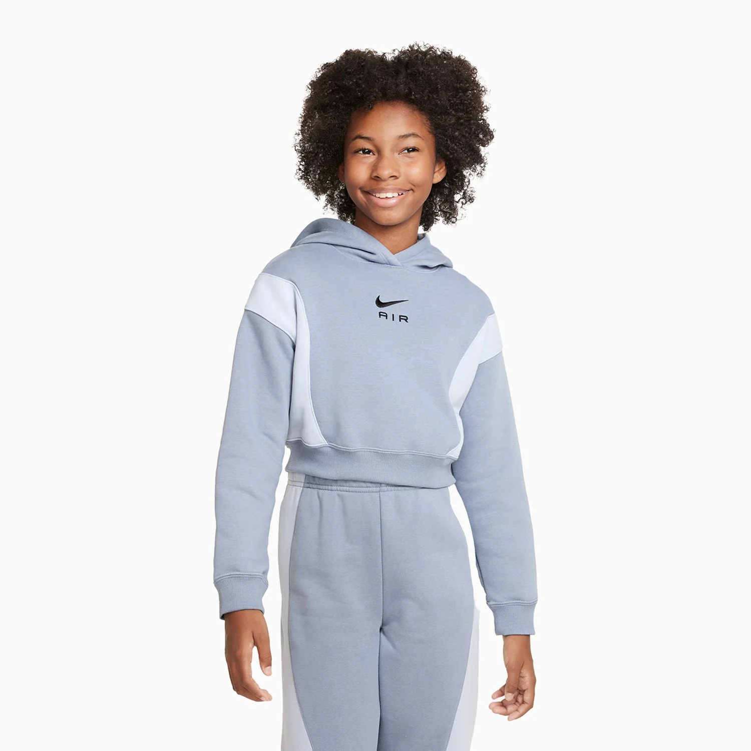 Kid's Sportswear French Terry Cropped Air Outfit - Image 2