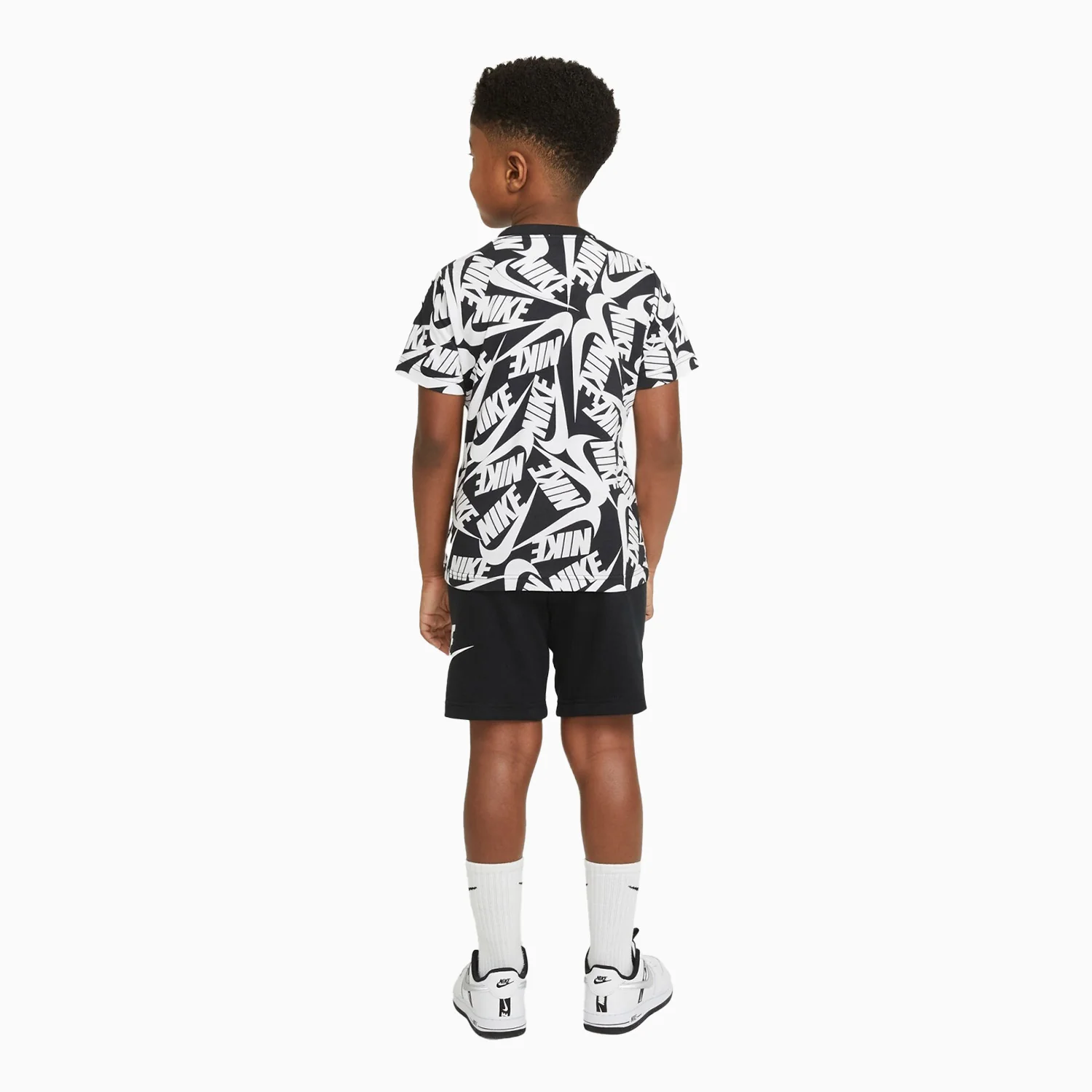 Kid's Sportswear Futura Toss T-Shirt and Short Outfit - Image 2