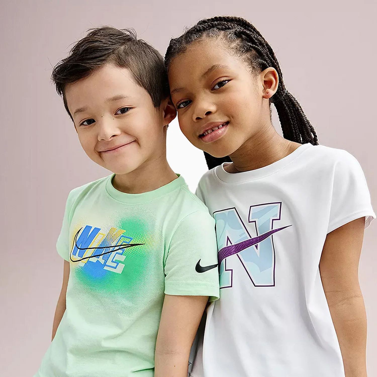 Kid's Sportswear Graphic T-Shirt And Mesh Shorts Outfit - Image 3