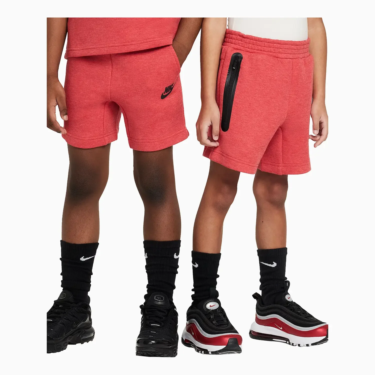 Kid's Sportswear Tech Fleece 2-Piece Knit Shorts Set - Image 3