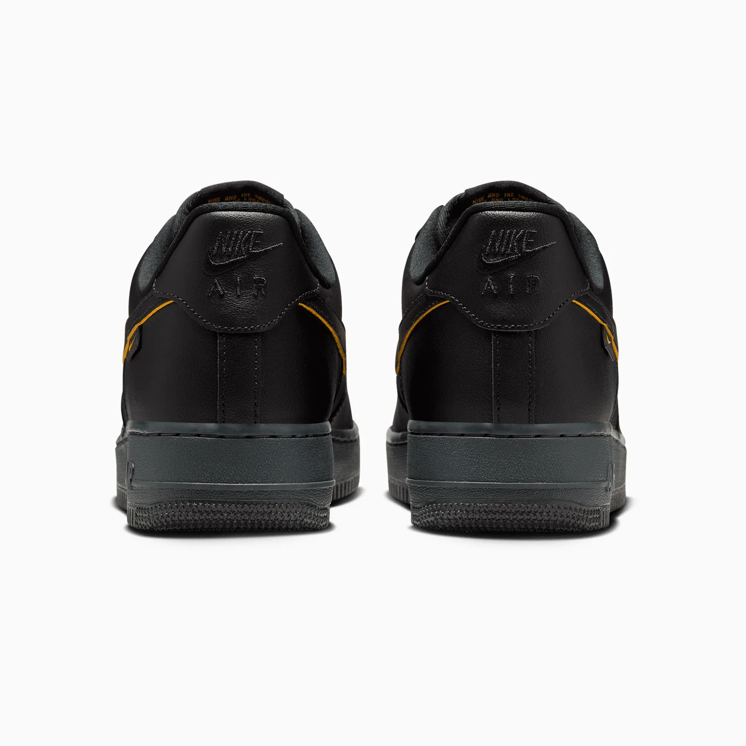Men's Air Force 1 `07 "Black University Gold" - Image 6