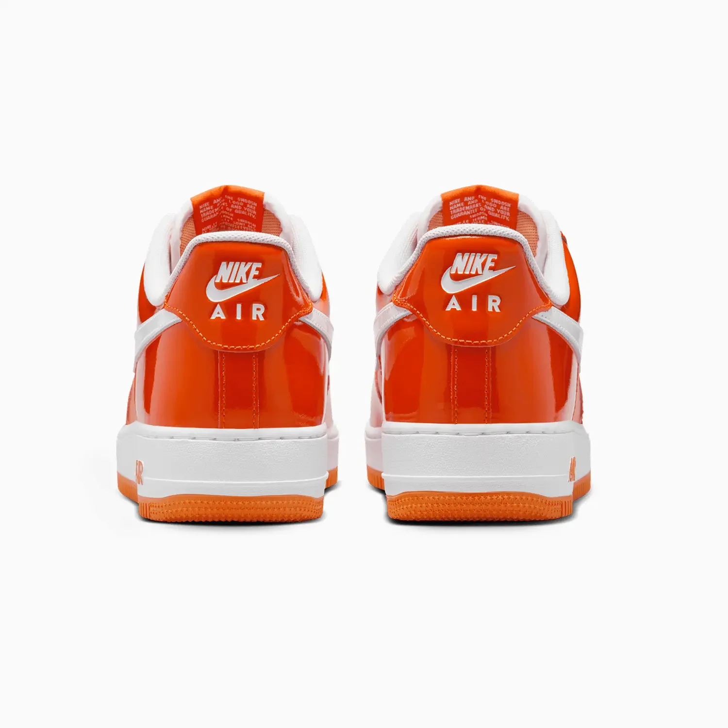 Men's Air Force 1 07 LV8 "Orange White Patent" - Image 5