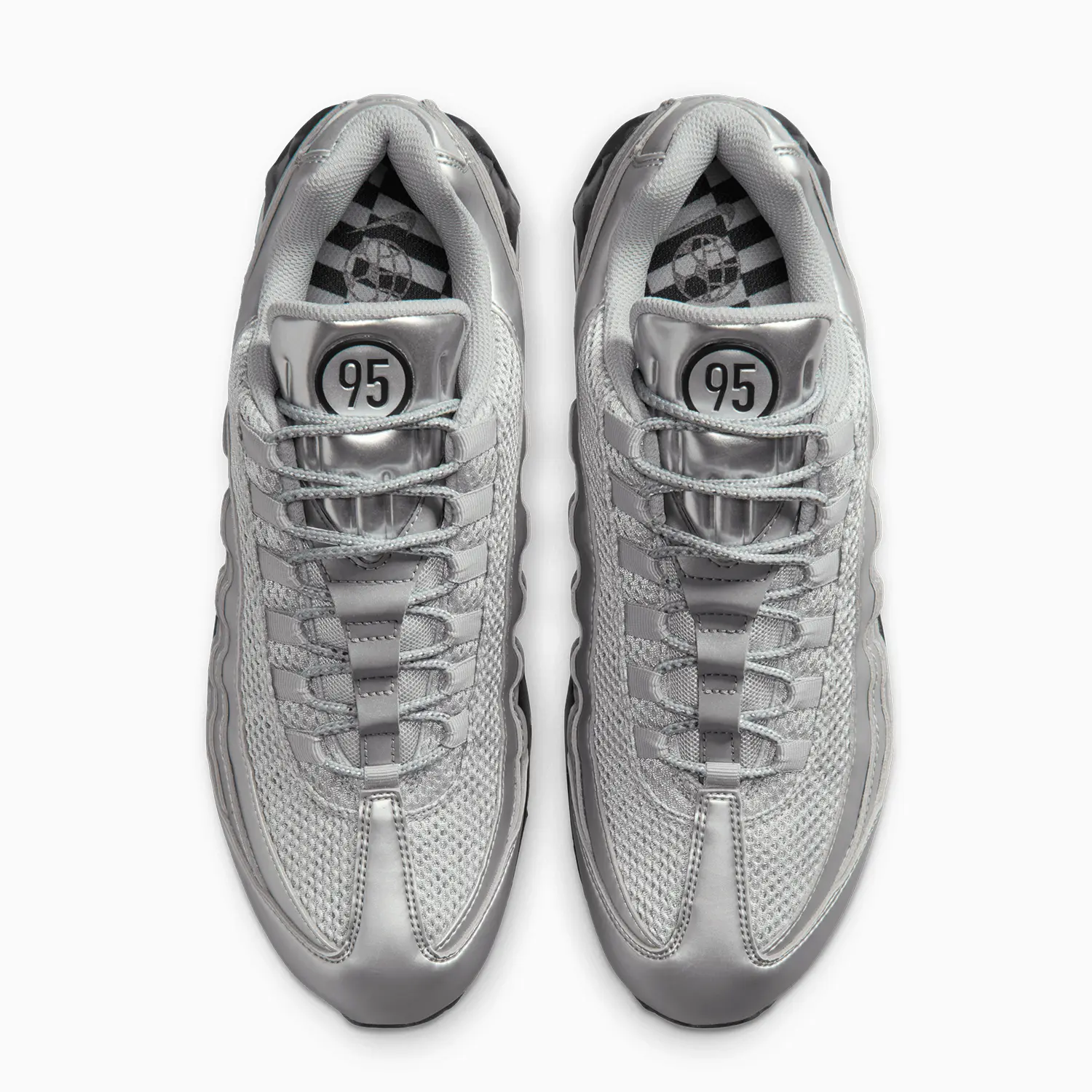 Men's Air Max 95 SE Big Bubble "Total 90 Metallic Silver" - Image 5