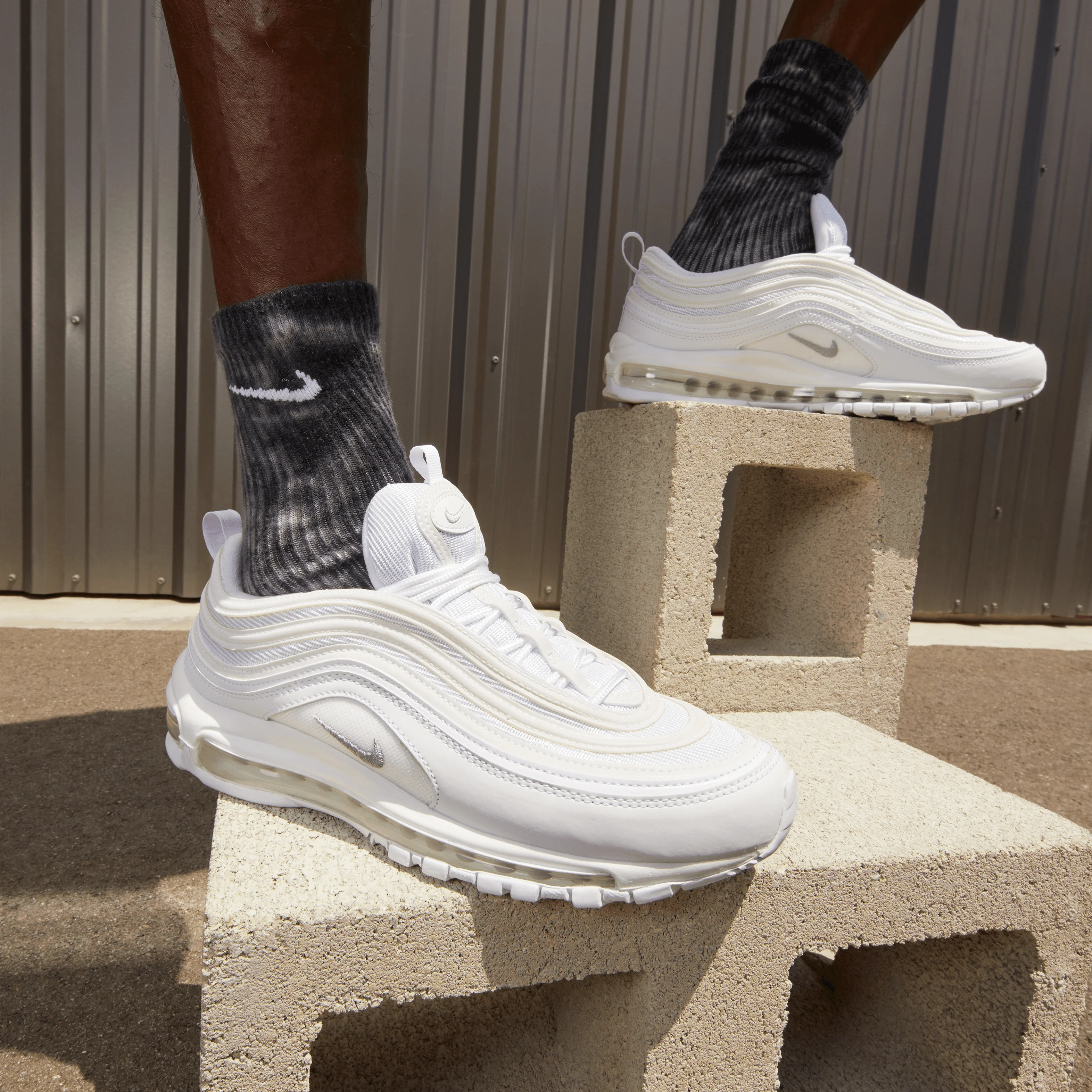 Men's Air Max 97 "Triple White" - Image 4