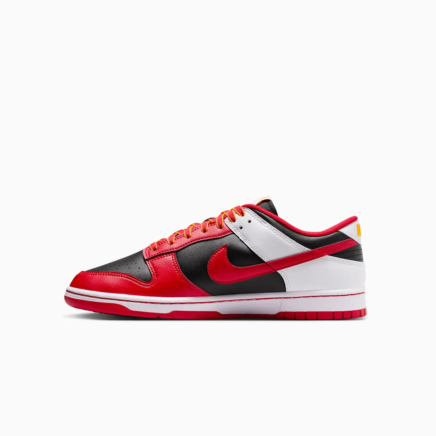 Men's Dunk Low Retro "Black White University Red" - Image 4
