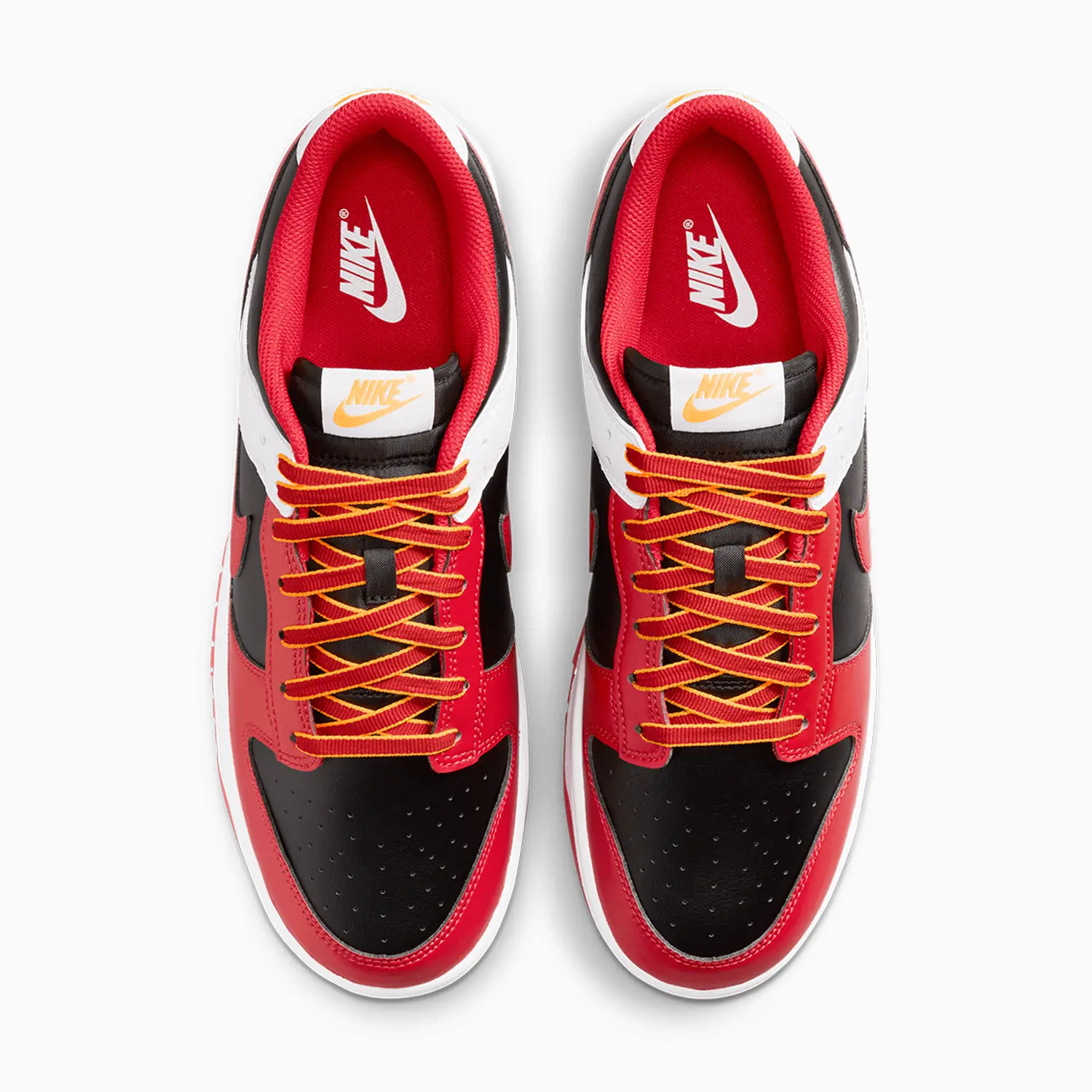 Men's Dunk Low Retro "Black White University Red" - Image 6
