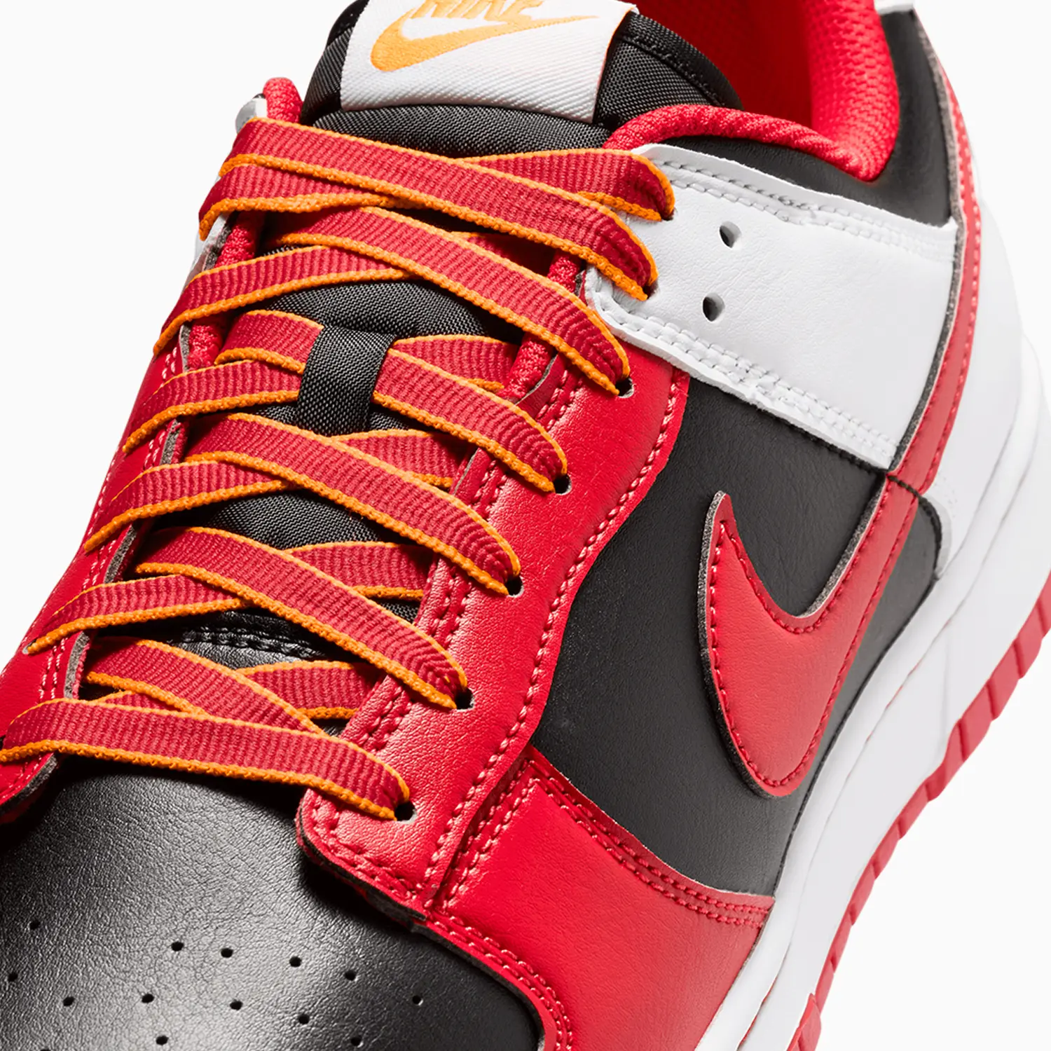 Men's Dunk Low Retro "Black White University Red" - Image 7