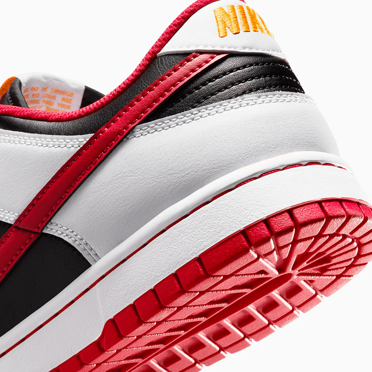Men's Dunk Low Retro "Black White University Red" - Image 8