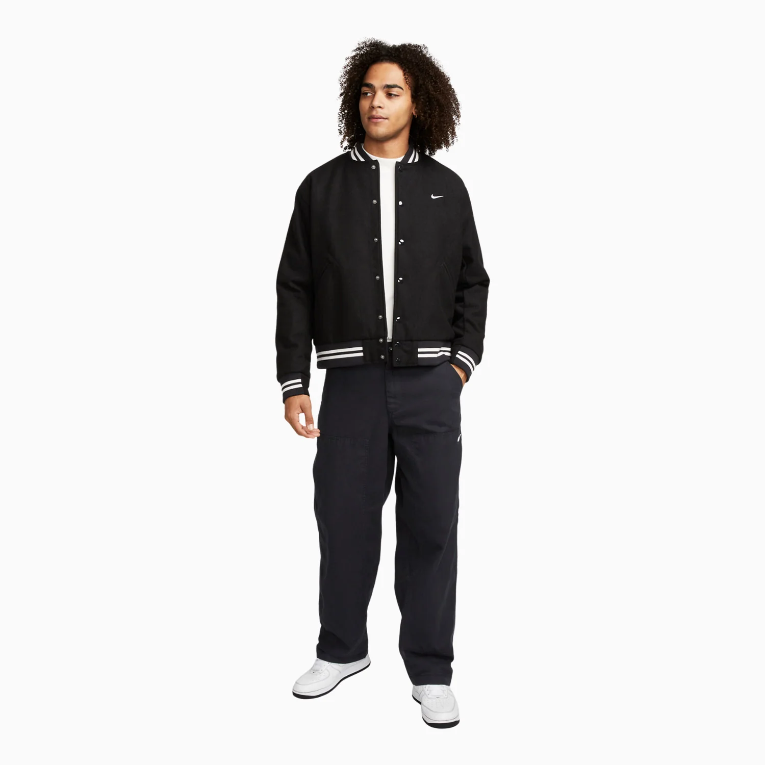 Men's Nike Sportswear Authentics Varsity Jacket - Image 3