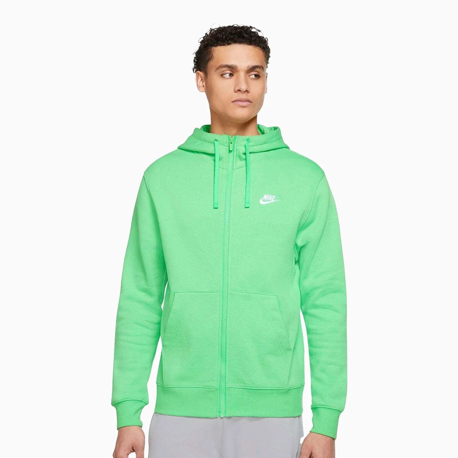 Men's Sportswear Club Zip-Up Fleece Outfit - Image 2