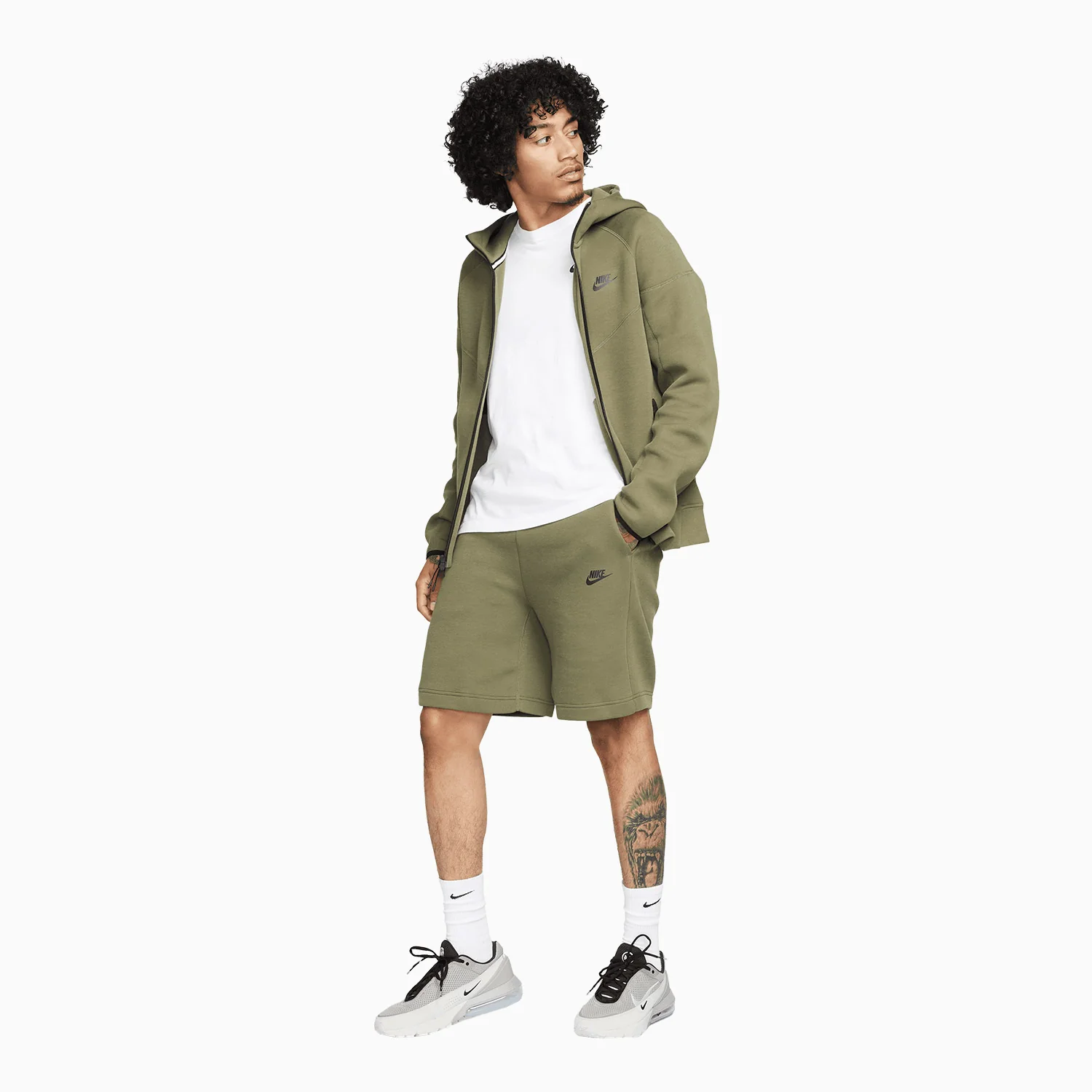 Men's Sportswear Tech Fleece Mid Thigh Shorts - Image 2
